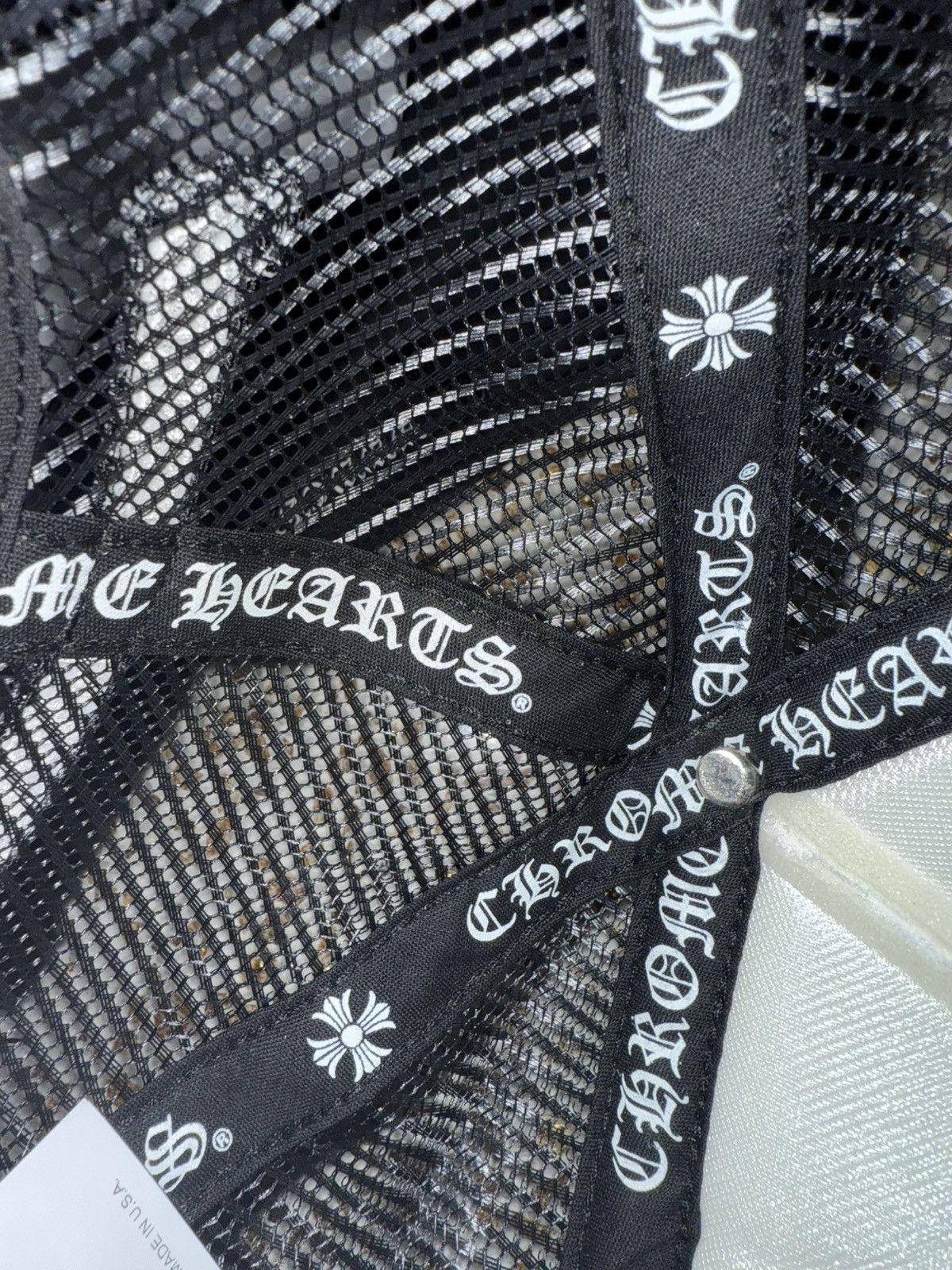 Chrome Hearts Chrome Hearts script trucker hat Size ONE SIZE - 4 Thumbnail