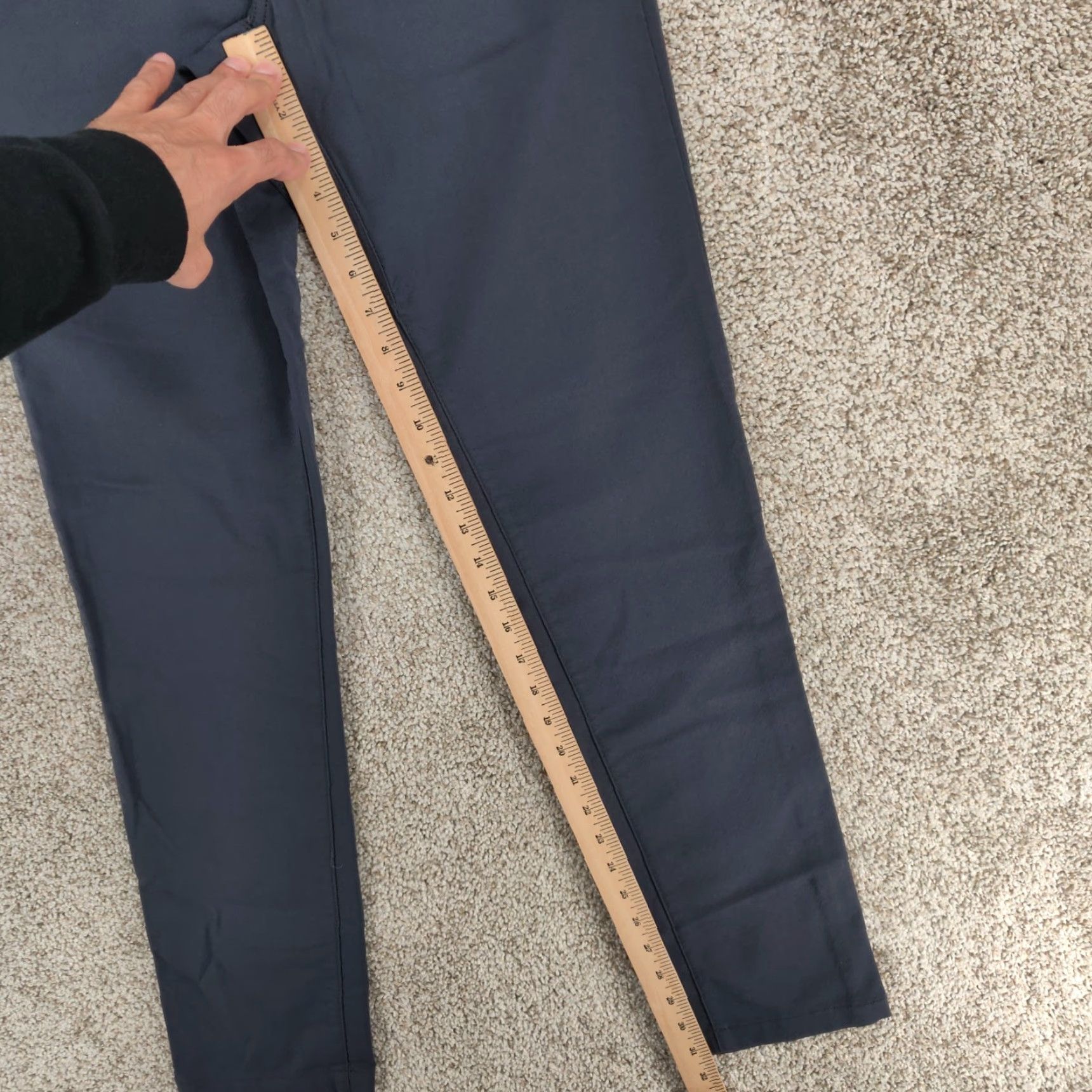 Outlier OUTLIER Pants Slim Mens 30 Workwear Canvas Water Resistant 5-Pocket Straight Rise Mid Gray Size US 30 / EU 46 - 4 Thumbnail