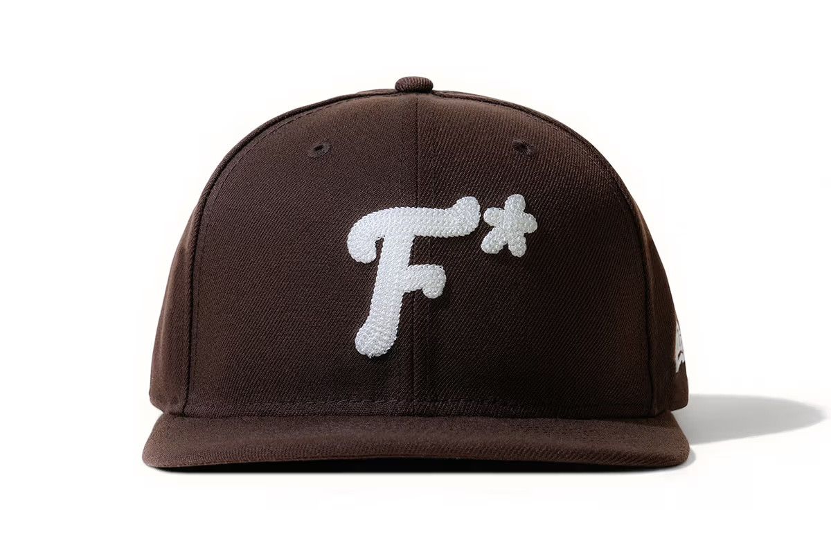 Striped F* Fitted Hat Brown – GOLF le FLEUR*