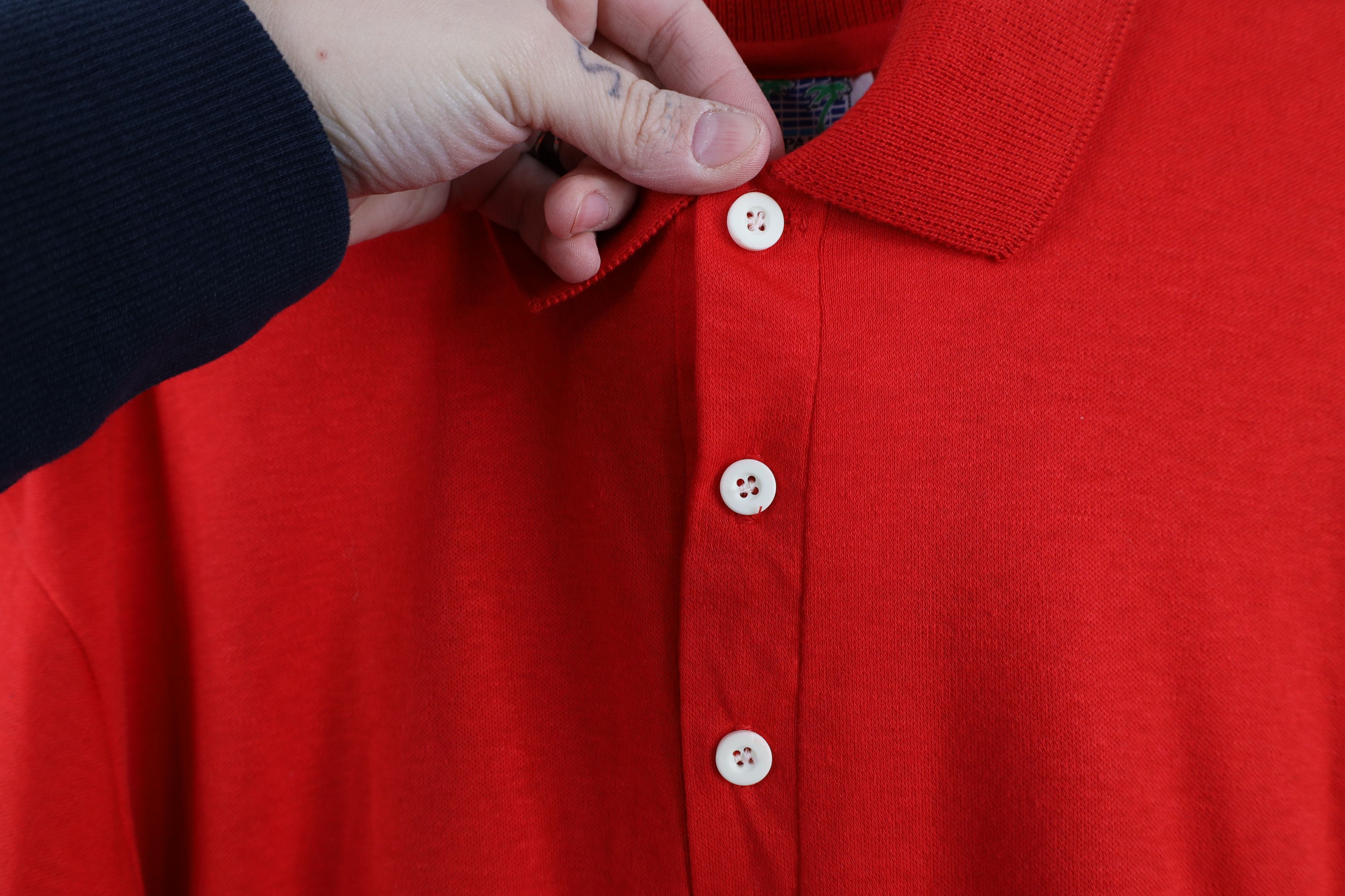 Vintage Vintage 80s 90s Streetwear Collared Golf Polo Shirt Red USA Size US M / EU 48-50 / 2 - 4 Thumbnail