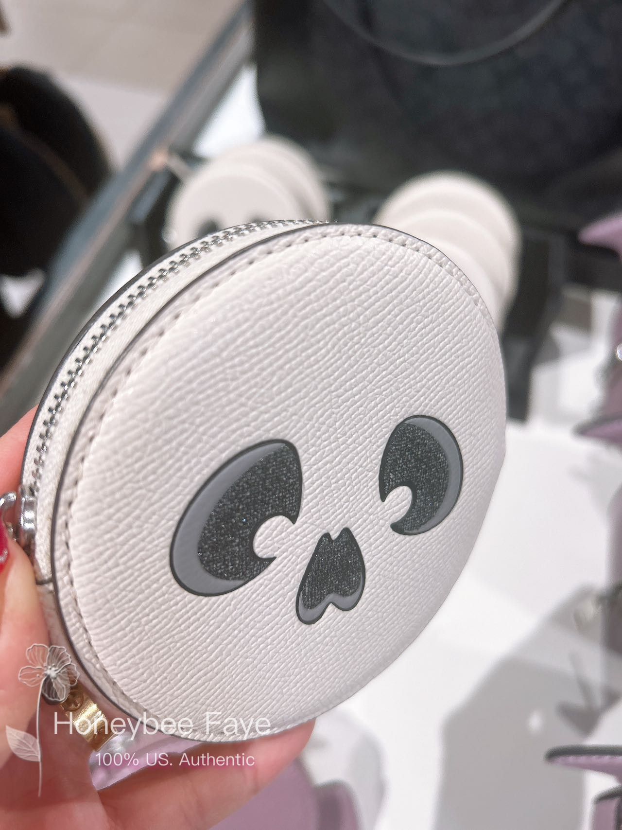 Coach Coin Case With Halloween Skull CW935 Size ONE SIZE - 2 Thumbnail