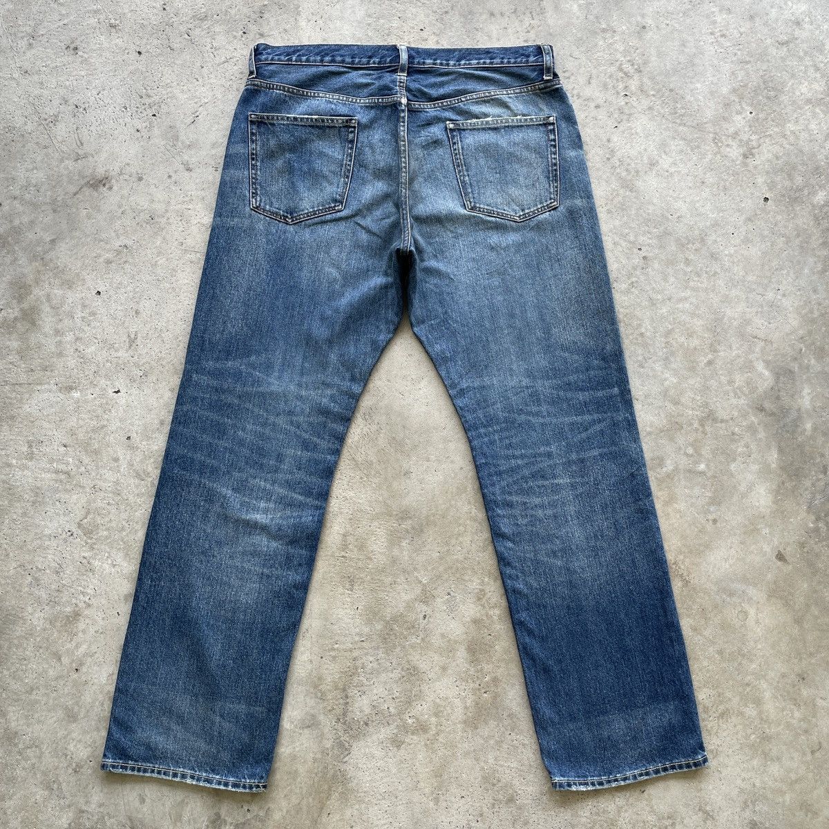 Japanese Brand × Jean × Vintage Japanese Brand Gu Faded Denim Jeans Pants W36x32 Size US 36 / EU 52 - 11 Thumbnail