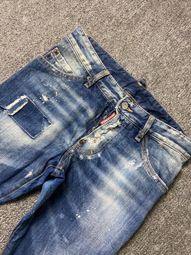 Dsquared2 Dsquared2 Brand Distressed Ripped Jeans (187) Size US 30 / EU 46 - 11 Thumbnail