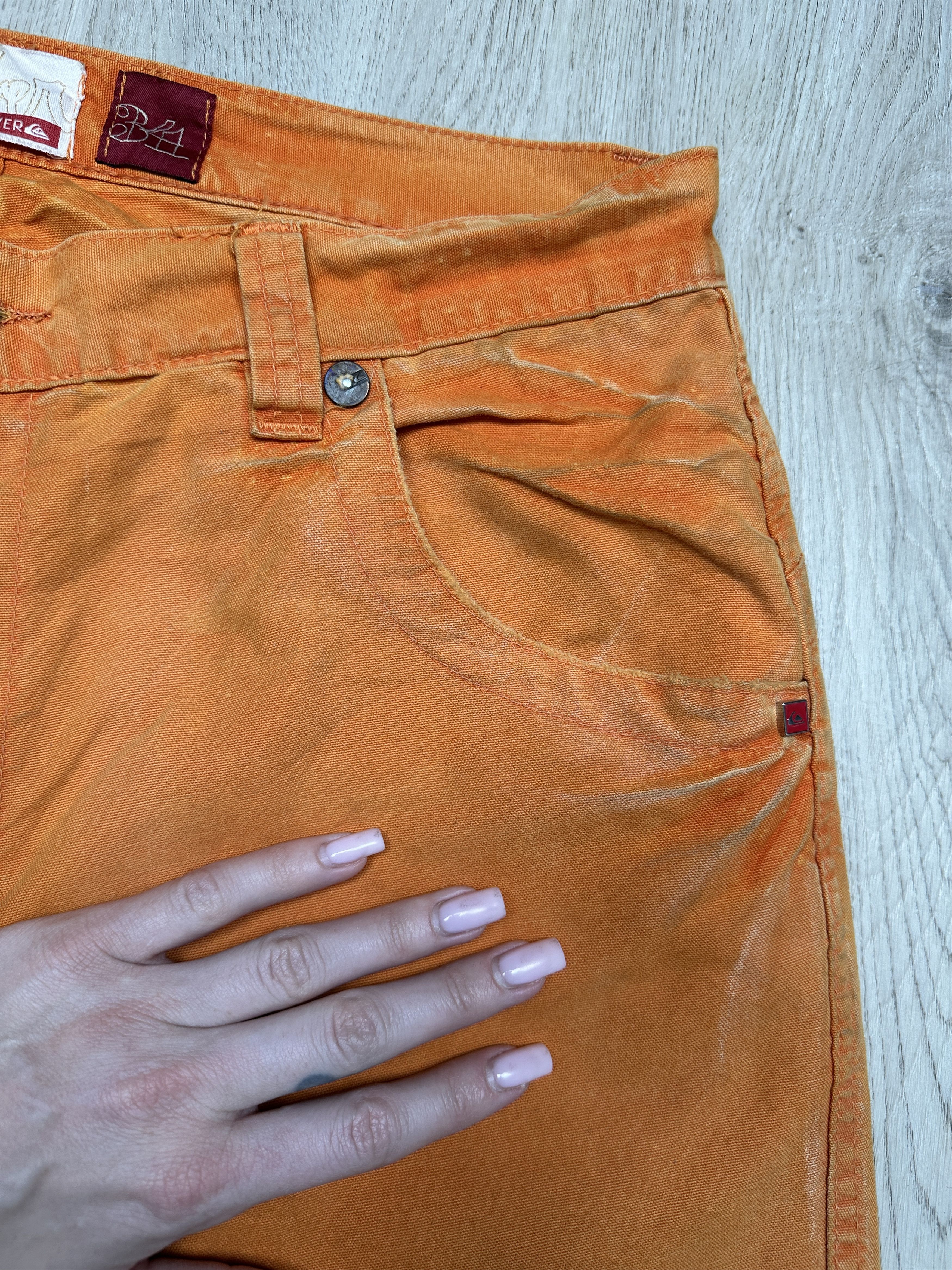 Quiksilver Quiksilver 90s Vintage Mens Carving Cotton Pants Size US 34 / EU 50 - 4 Thumbnail