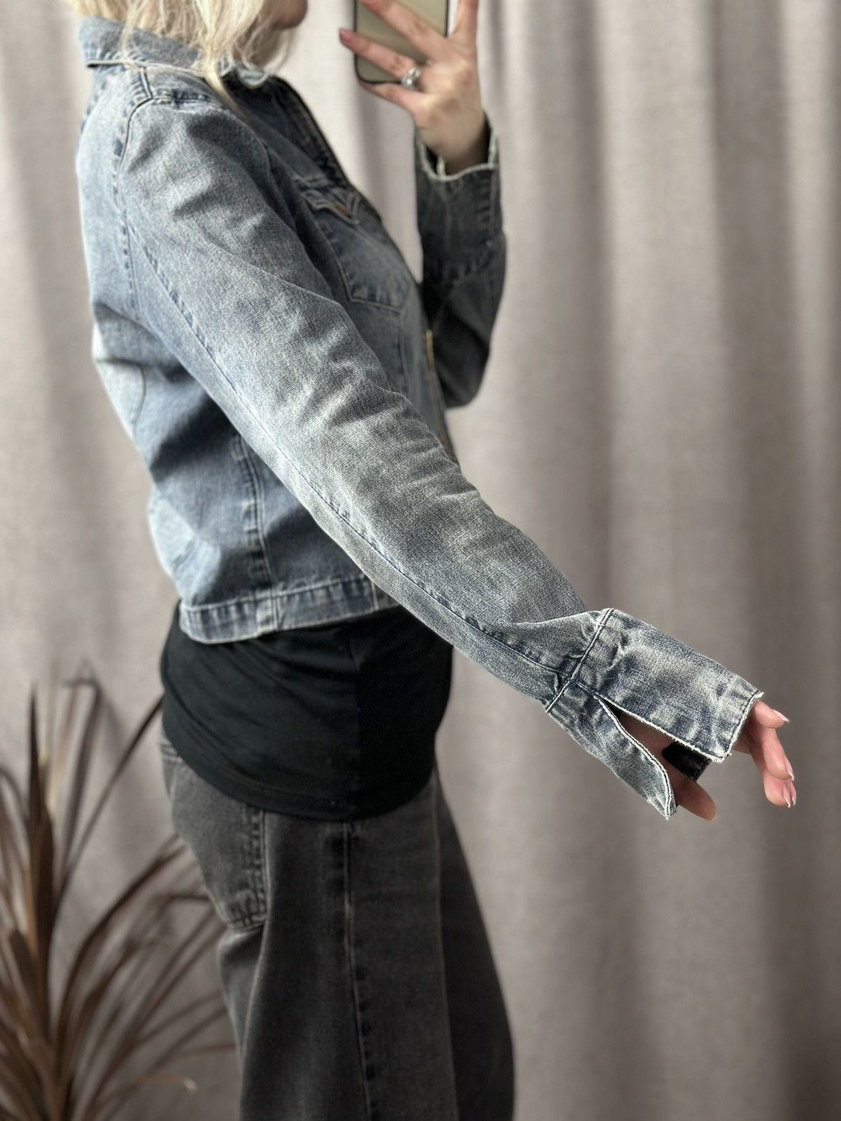 Dolce & Gabbana Vintage Distressed Denim Jacket Opium Archival Clothes Y2k Size M / US 6-8 / IT 42-44 - 12 Thumbnail