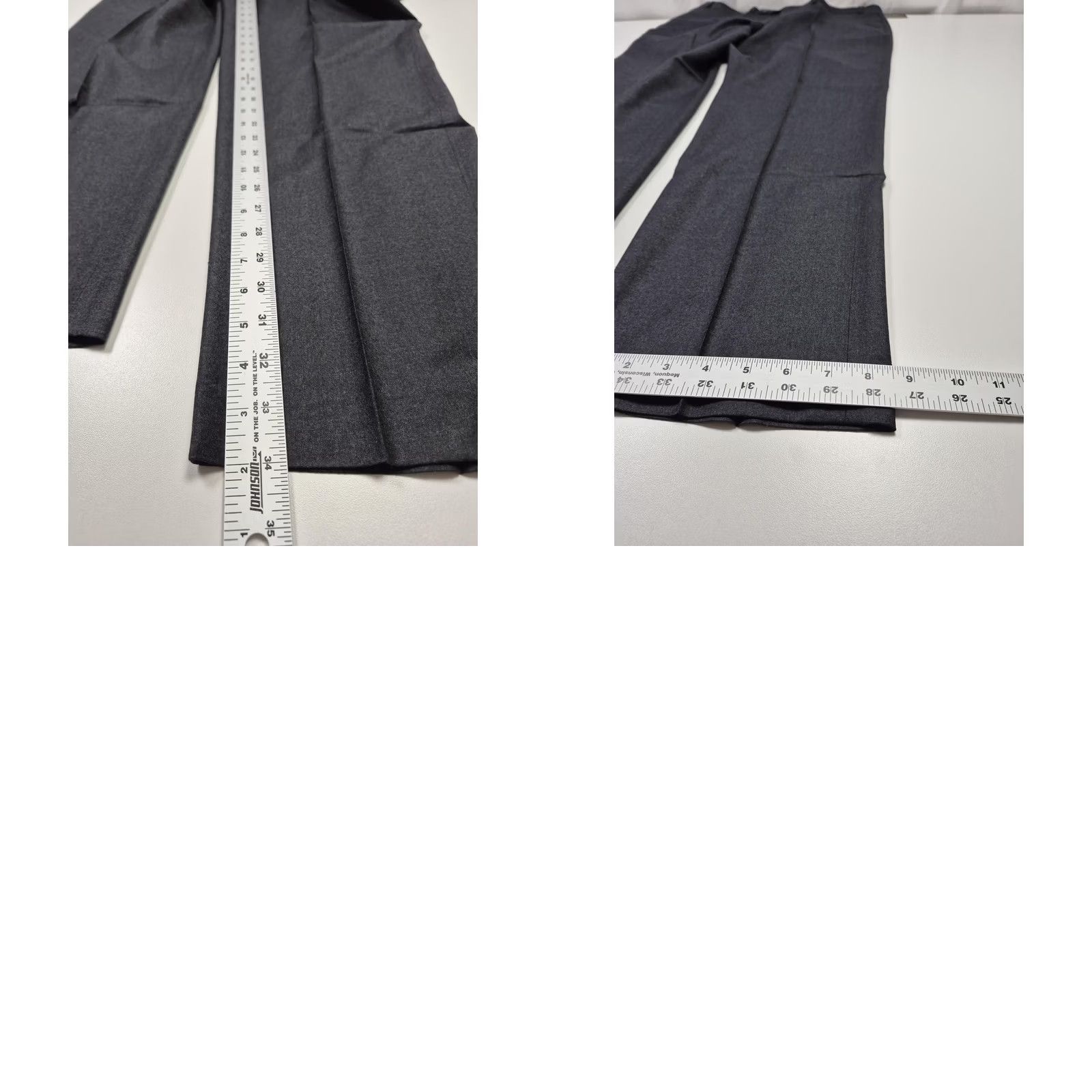 Ralph Lauren Lauren Ralph Dress Mens 40 Gray VTG Pants 40x34 Wool Flat Front NWT Office Size US 40 / EU 56 - 8 Thumbnail