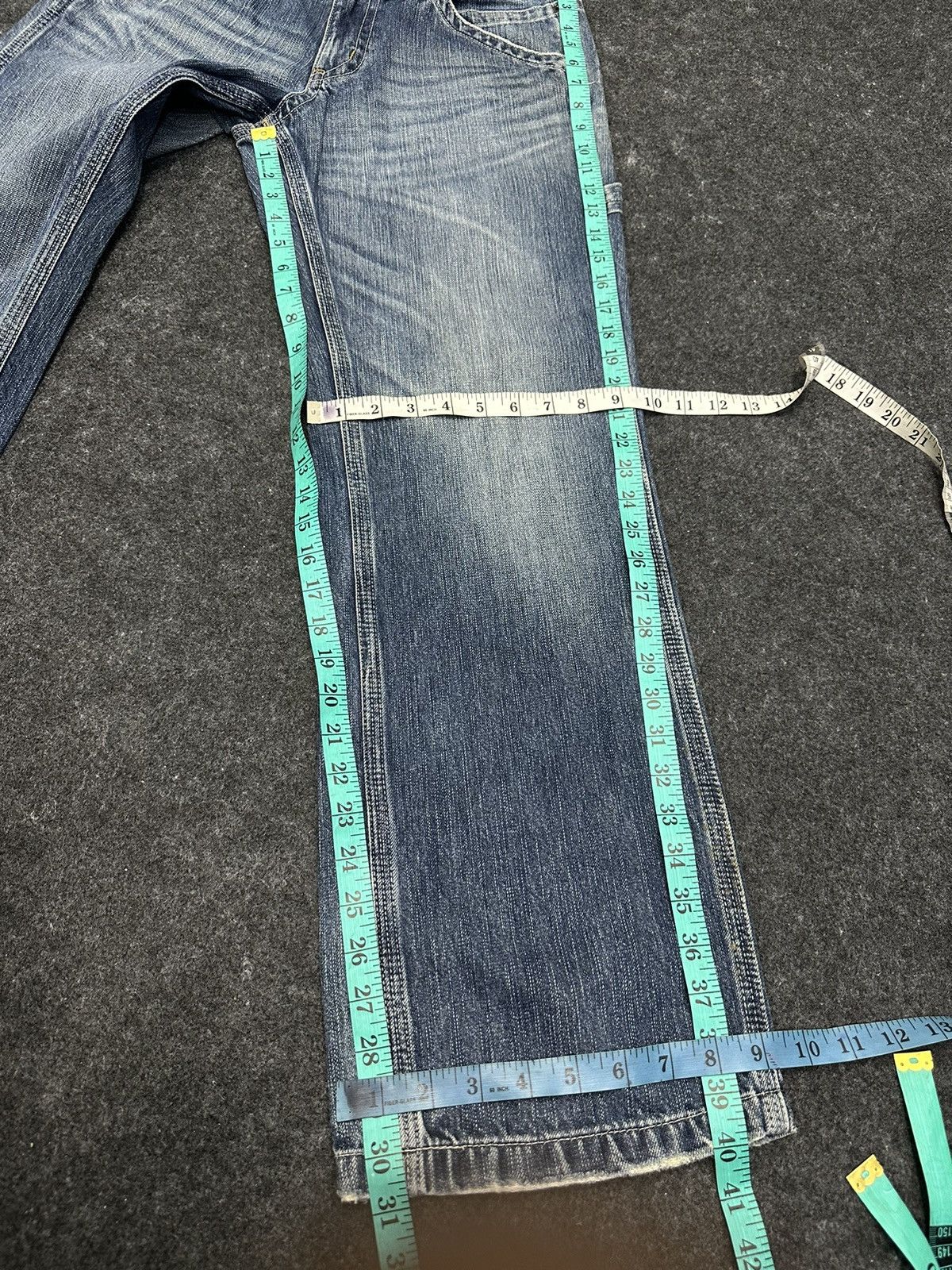 Beauty Beast × Japan Blue × Japanese Brand Japanese Carpenter Denim Pant F59 Size US 32 / EU 48 - 7 Thumbnail