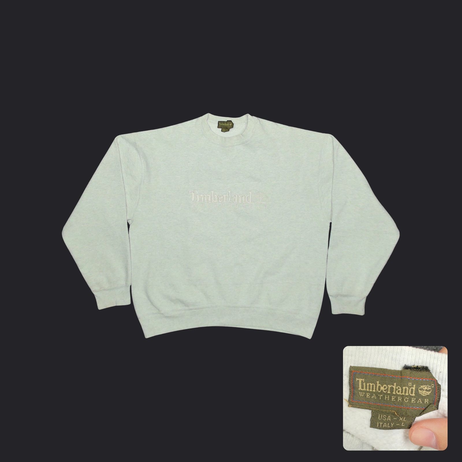 Timberland 90s Timberland Weathergear Boxy Crewneck XL Size US XL / EU 56 / 4 - 1 Thumbnail
