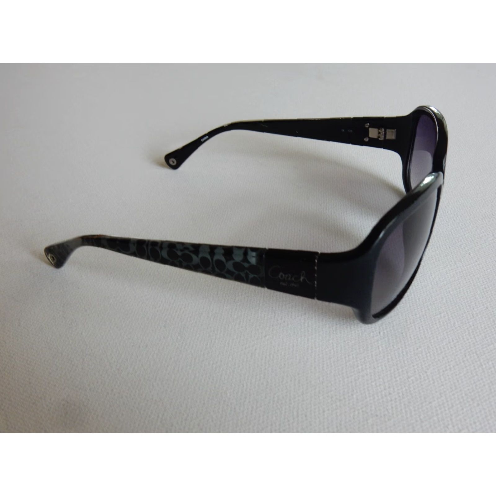 Coach VINTAGE Coach Sunglasses Women's 56mm Black UV Protection Designer Accessories Size ONE SIZE - 2 Thumbnail