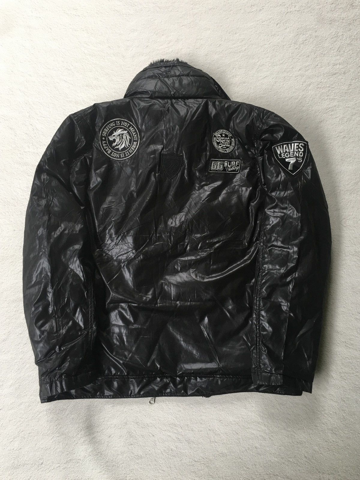 14th Addiction 2000s Ben Aipa Double Zipper Fur Vkei Jacket Size US L / EU 52-54 / 3 - 7 Thumbnail