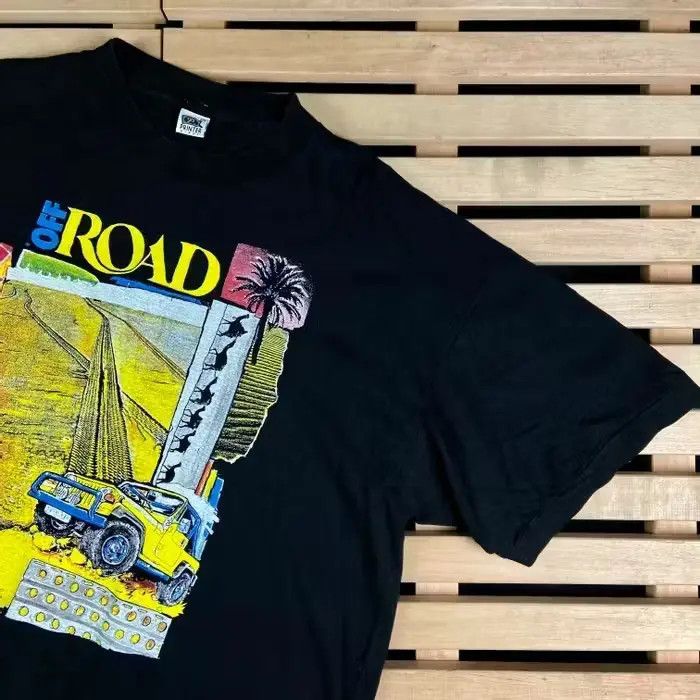 Vintage Mens Vintage T-shirt 00s Off Road Size XXL 2XL Size US XXL / EU 58 / 5 - 2 Thumbnail