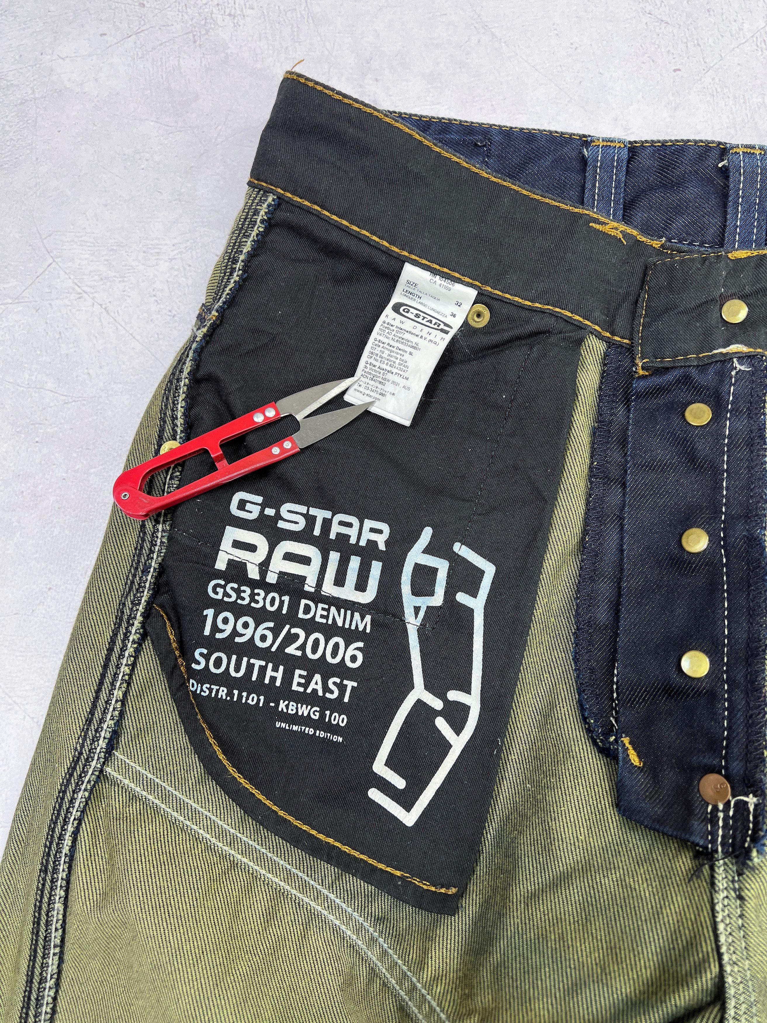 G-Star G-Star Raw 96 Denim Pants Jeans Elwood Heritage Narrow Size US 32 / EU 48 - 17 Thumbnail