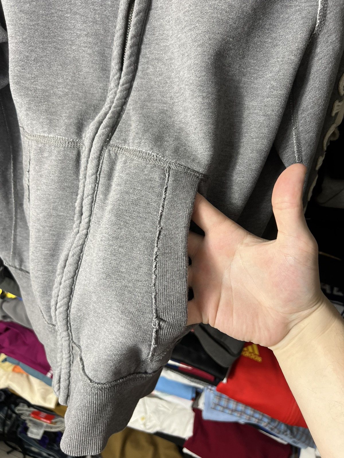 Abercrombie & Fitch Vintage Abercrombie & Fitch Moose Zip Hoodie Grey Size XL Size US XL / EU 56 / 4 - 16 Thumbnail