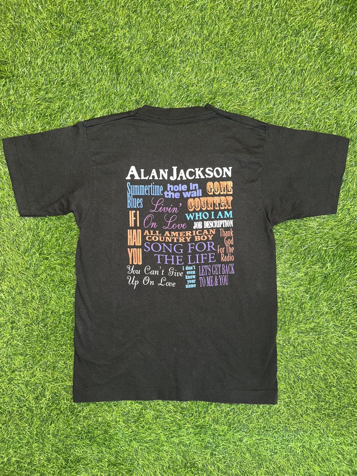 Vintage Vintage alan jackson 1995 concert tour tee shirt size 14-16 Size US S / EU 44-46 / 1 - 2 Thumbnail