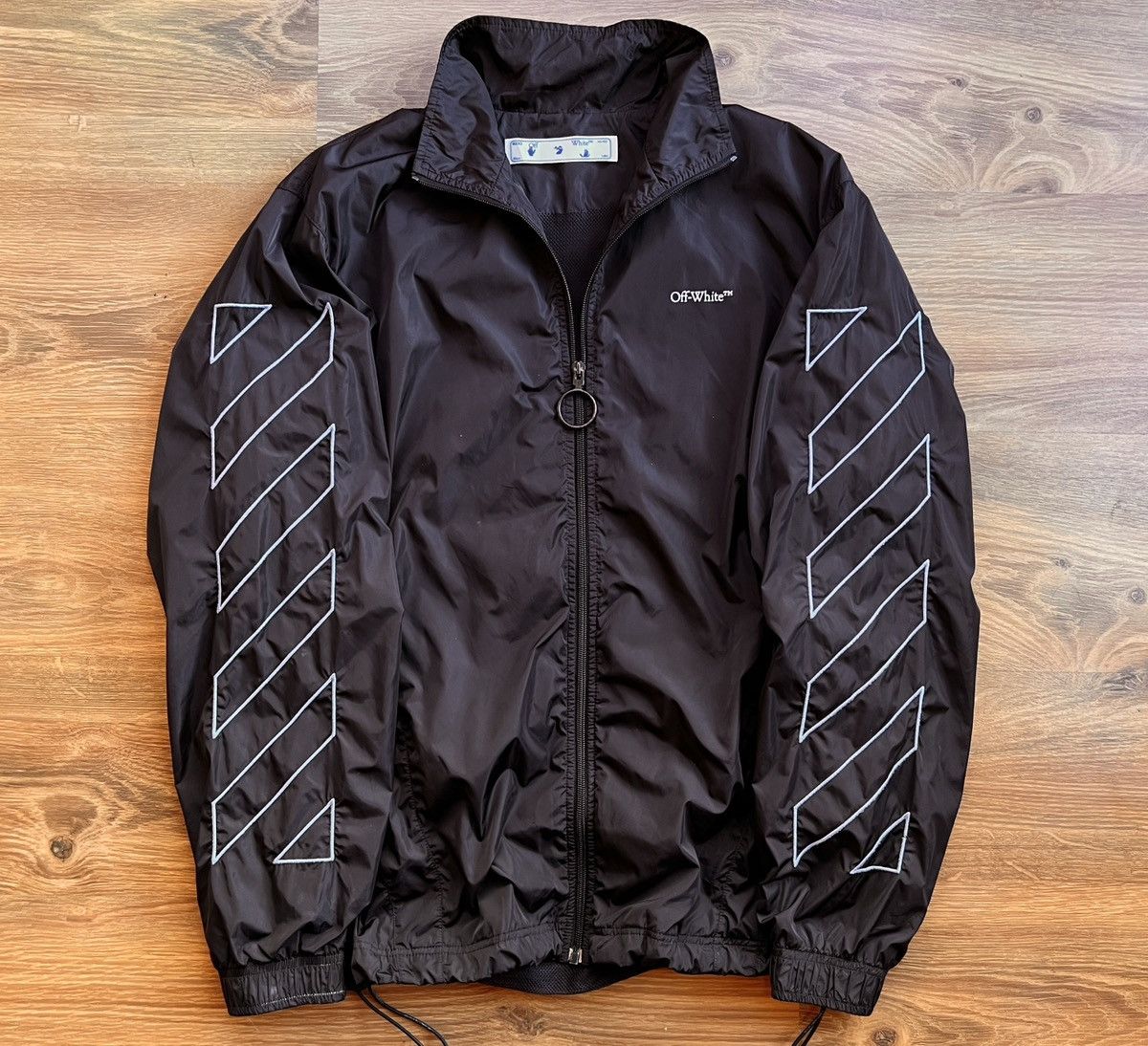 Off-White Rare Off White Diagonals Zipper Jacket Size US L / EU 52-54 / 3 - 1 Thumbnail
