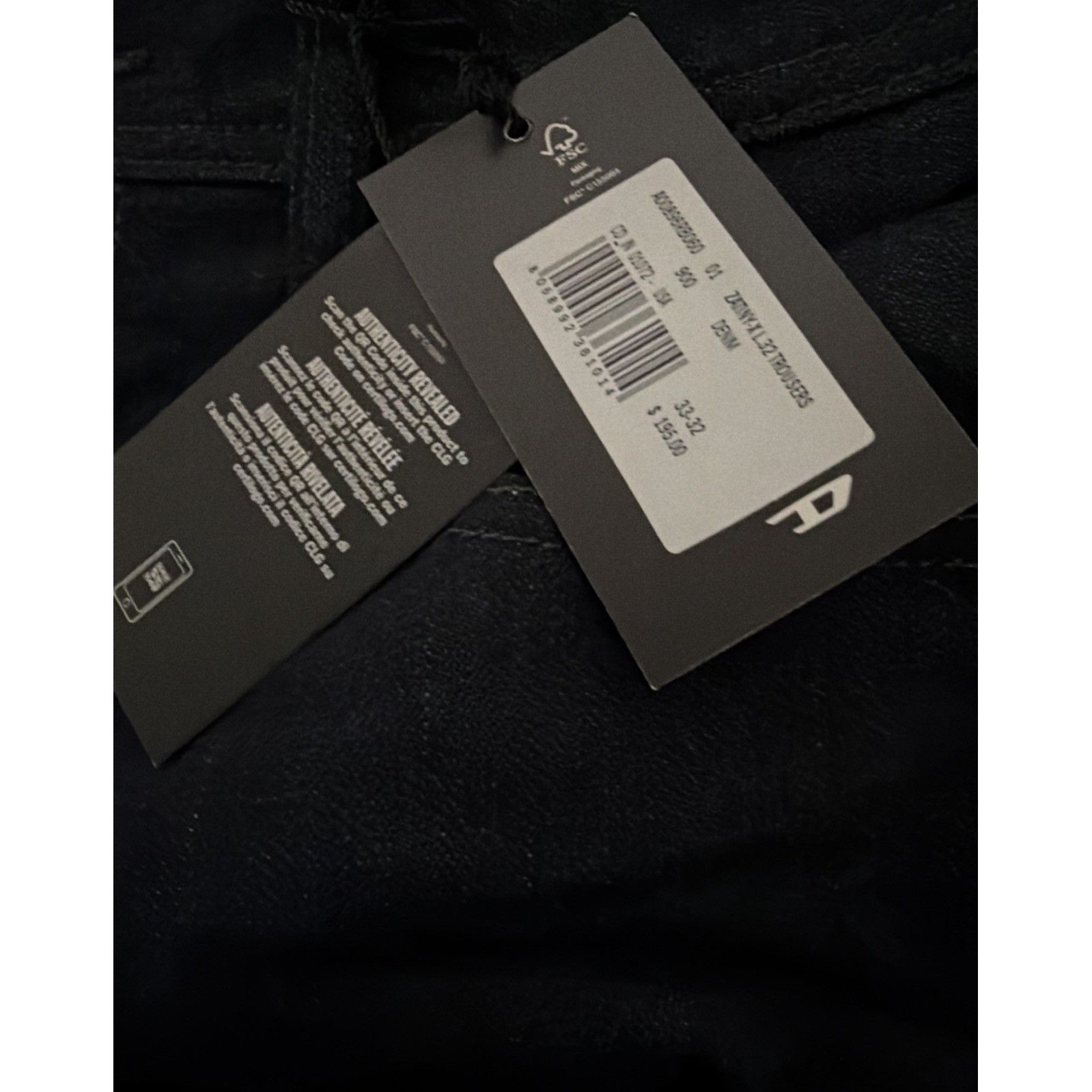 Diesel Diesel Mens Zatiny Bootcut Jeans RB060 Dark Blue Size 33/32 Size US 30 / EU 46 - 7 Thumbnail