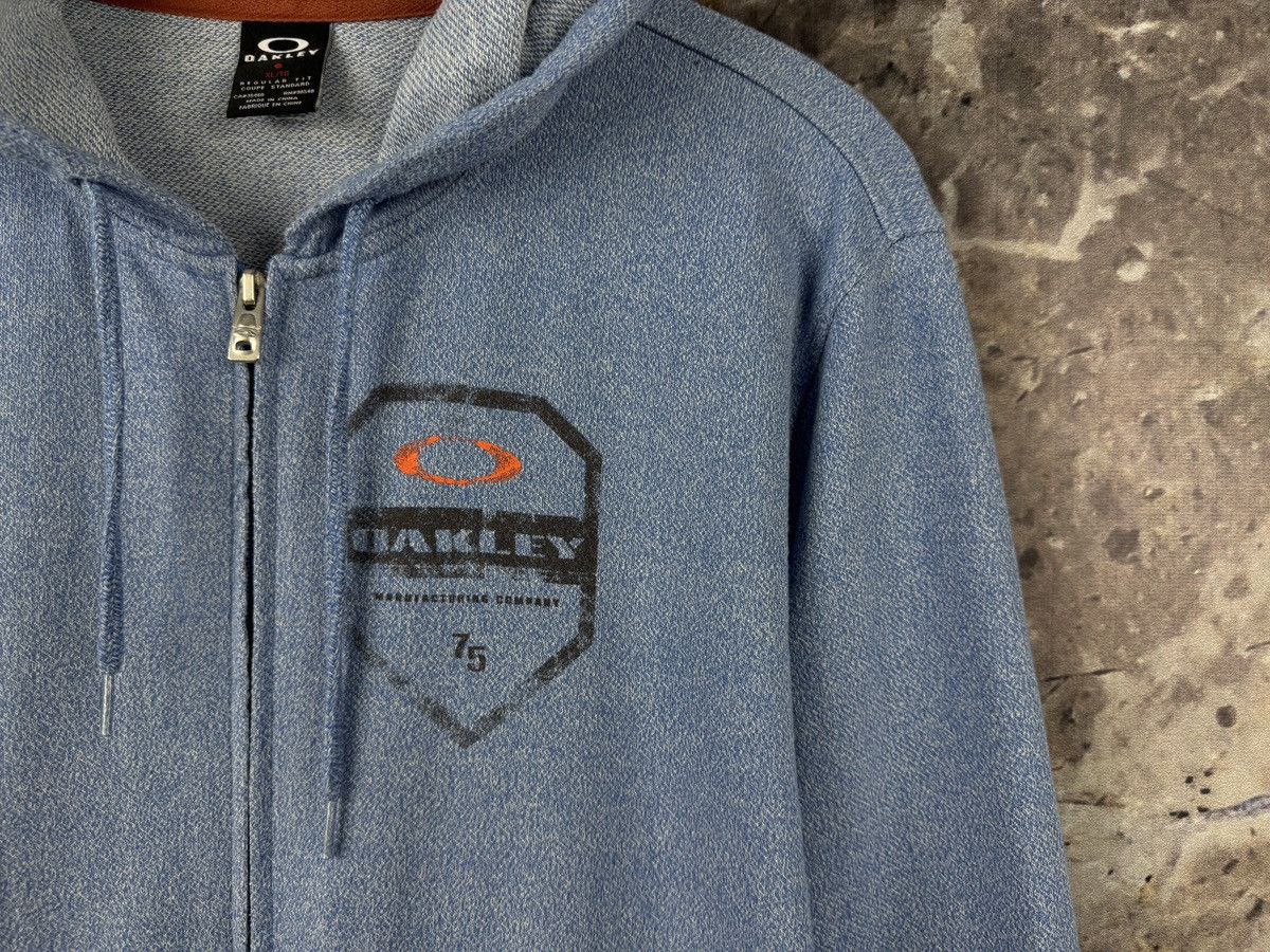Oakley Oakley Full Zip Hoodie Light Blue Sweatshirt Men’s Size XL Size US XL / EU 56 / 4 - 5 Thumbnail