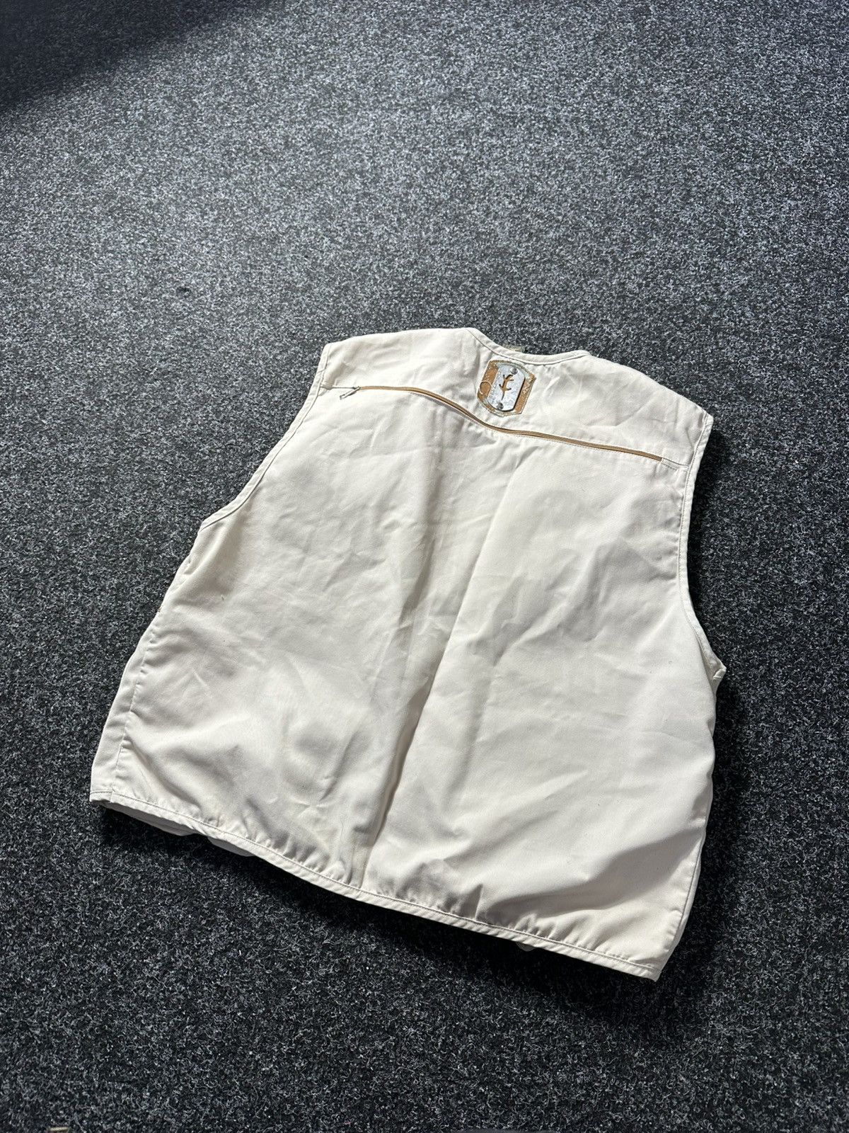 Japanese Brand 🚨RARE Multi Pocket Zipped Vest Y2K OUTDOOR ARHIVE BEIGE Size US M / EU 48-50 / 2 - 10 Thumbnail
