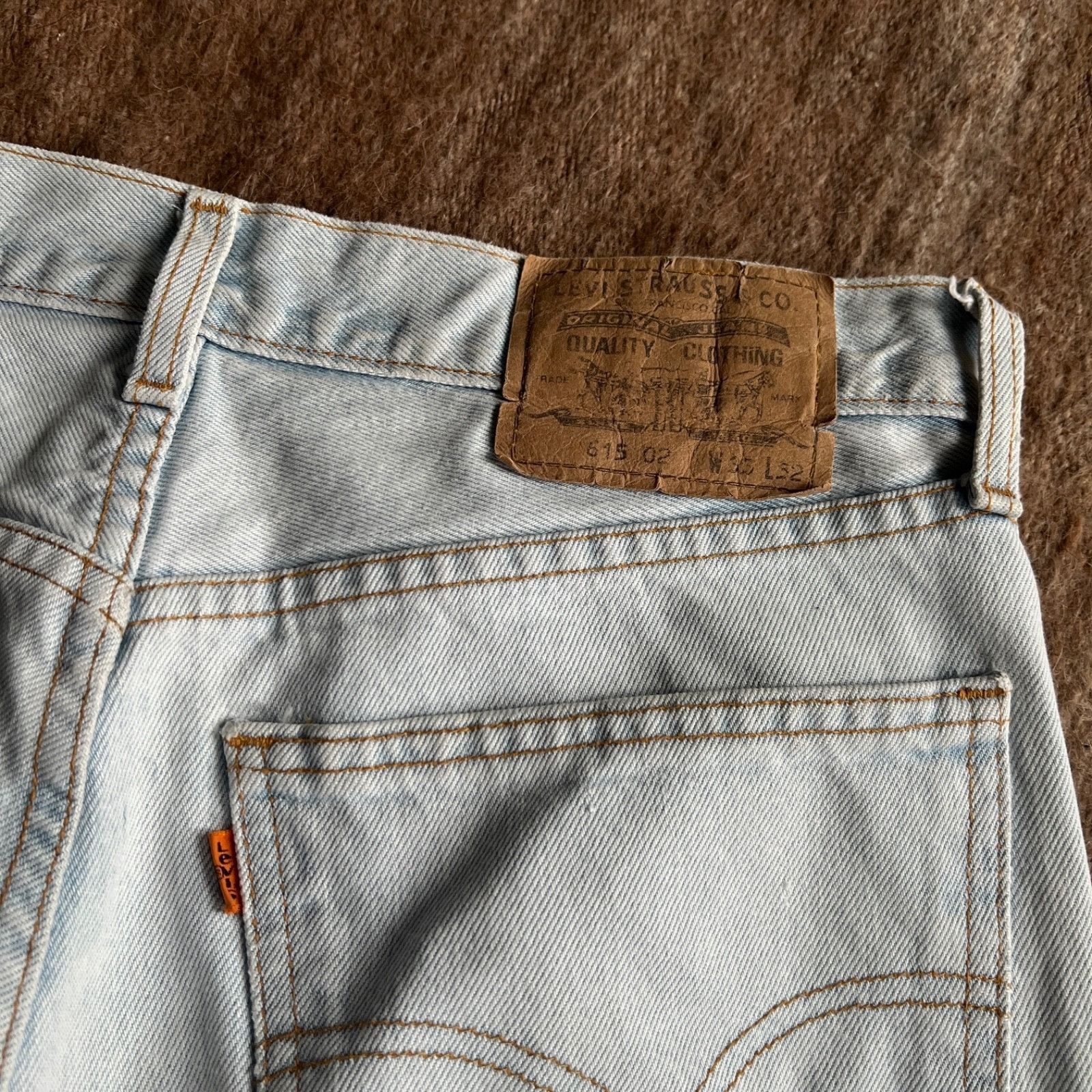 Levi's Levi’s 615 Orange Tab Vintage Light Wash Jeans 9820AC Size US 32 / EU 48 - 4 Thumbnail