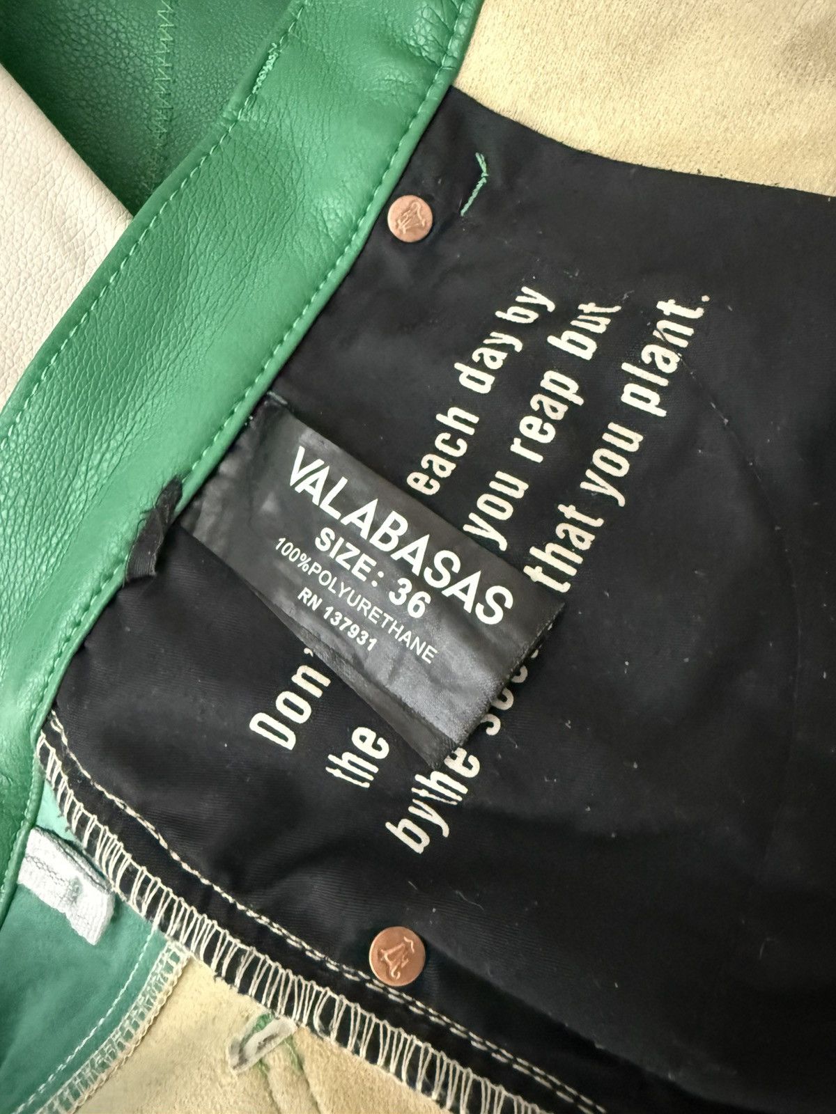Valabasas VALABASAS Limited Edition Patchwork Leather Pants - 39/50 Size US 36 / EU 52 - 6 Thumbnail