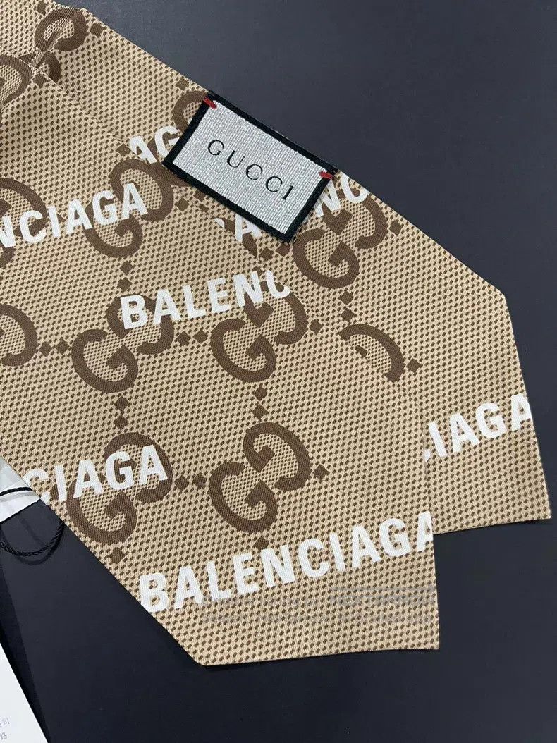 Gucci Gucci Co-branded silk scarf Size ONE SIZE - 3 Thumbnail