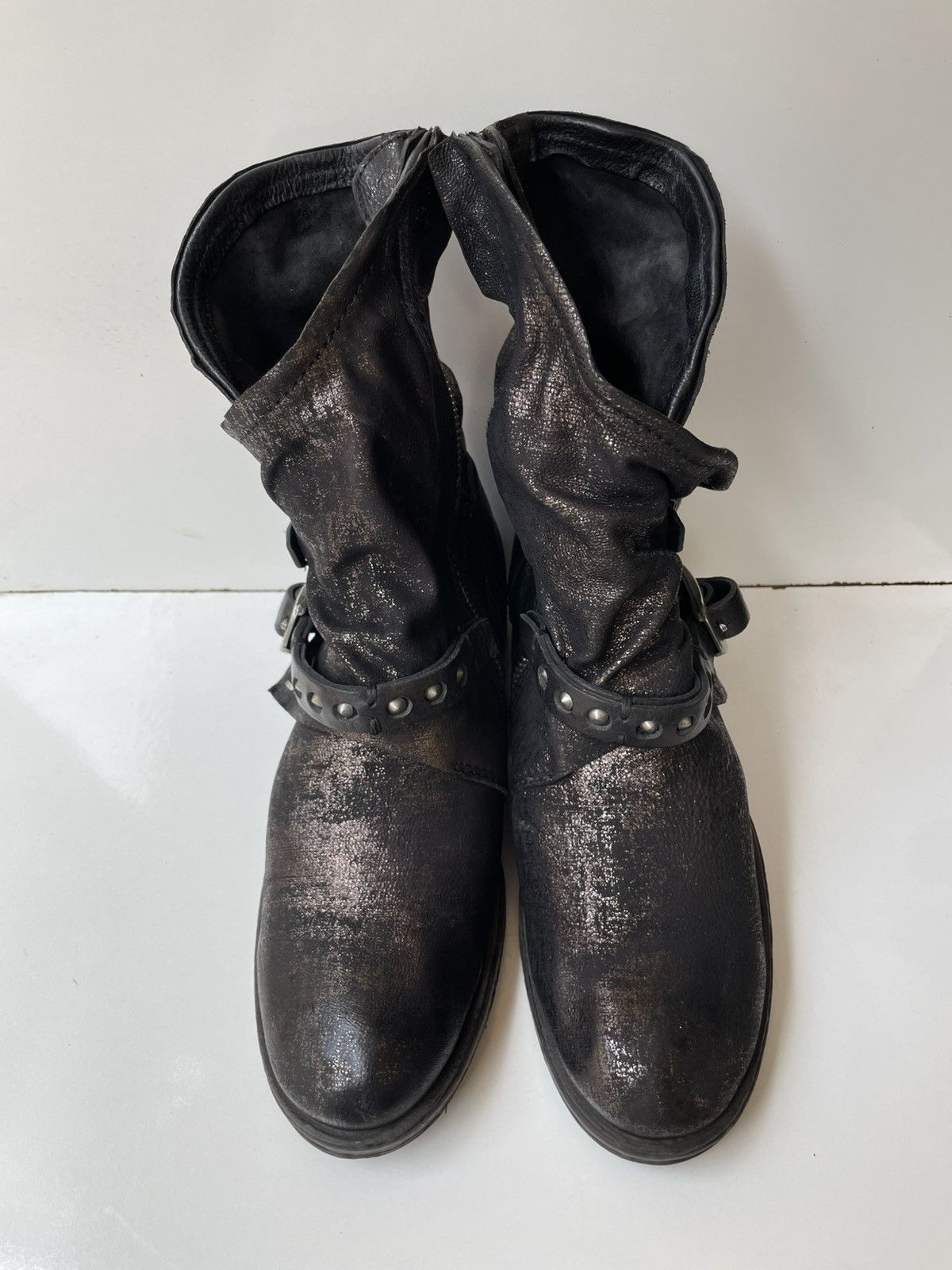 A.S.98 A.S.98 Distressed Boho Women's Ankle Boots EUR 39 /USA 8.5-9 Size US 9 / IT 39 - 2 Thumbnail