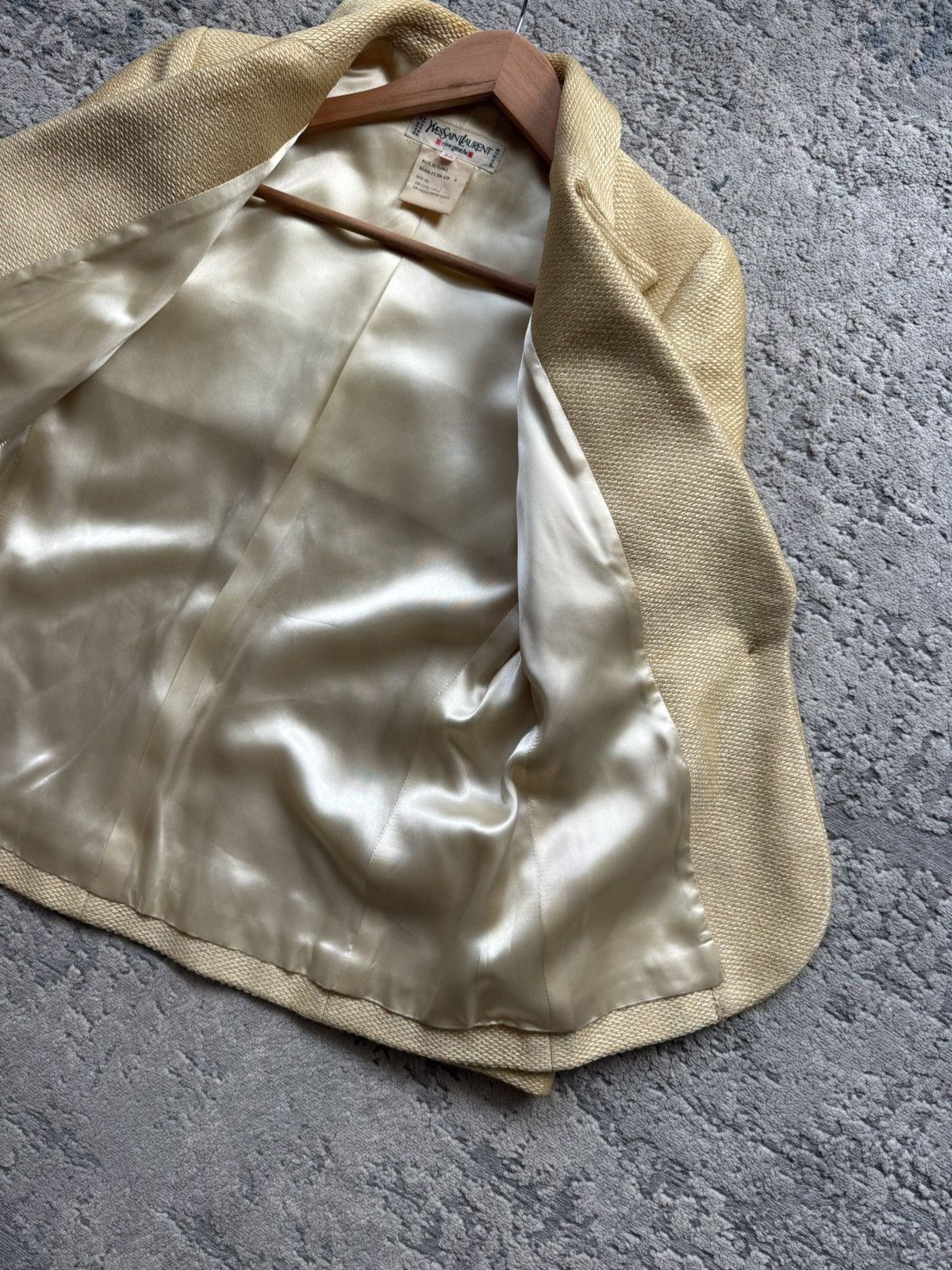 Yves Saint Laurent Yves Saint Laurent Rive Gauche Vintage Blazer Jacket Size 38 Size XS / US 0-2 / IT 36-38 - 8 Thumbnail