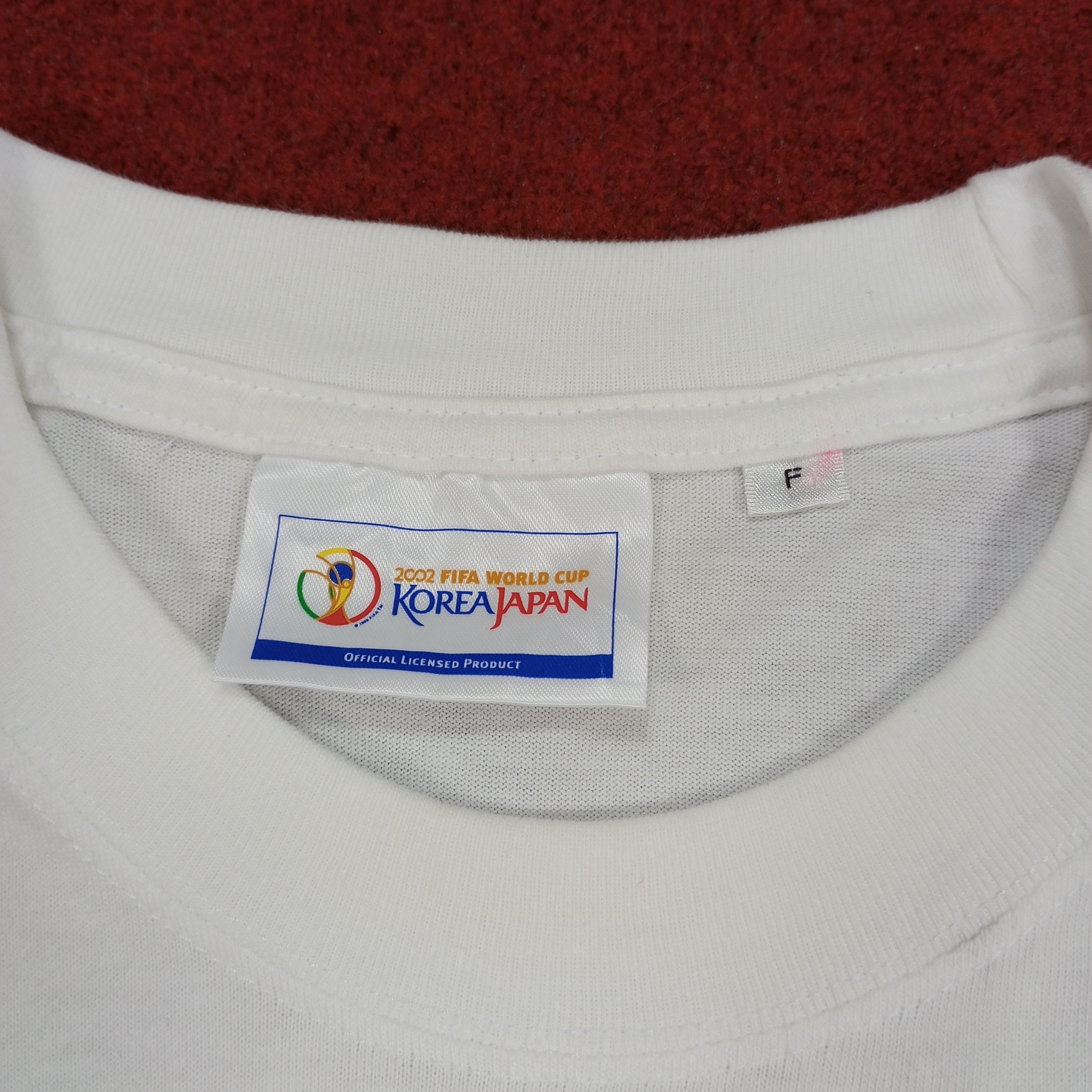 Vintage 2002 Fifa World Cup Korea Japan Promo Style Tshirt Size US L / EU 52-54 / 3 - 6 Thumbnail