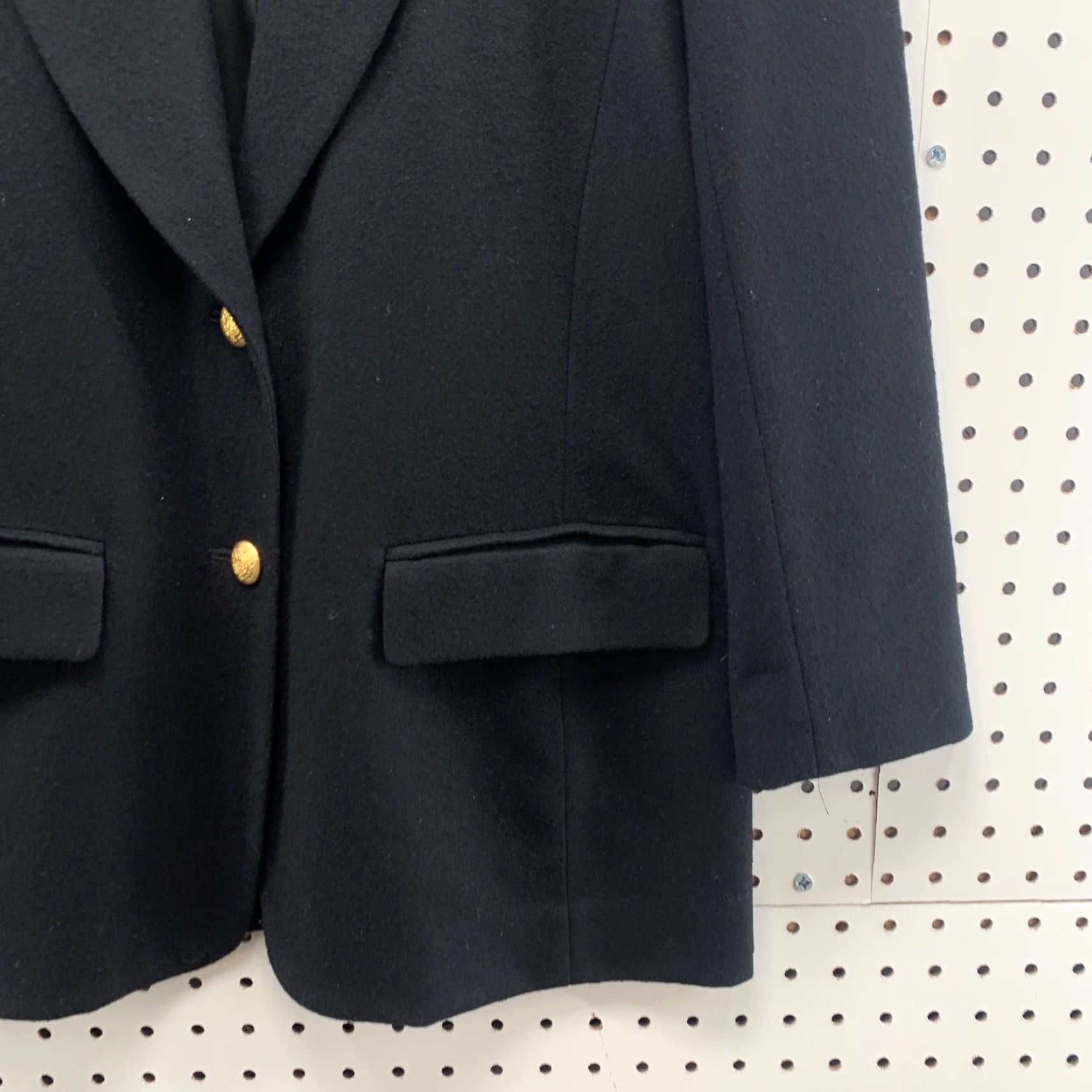 Pendleton VINTAGE Pendleton Classic Blazer Womens Size 10 Black 100% Wool Lined 20.5x30 Size L / US 10 / IT 46 - 2 Thumbnail