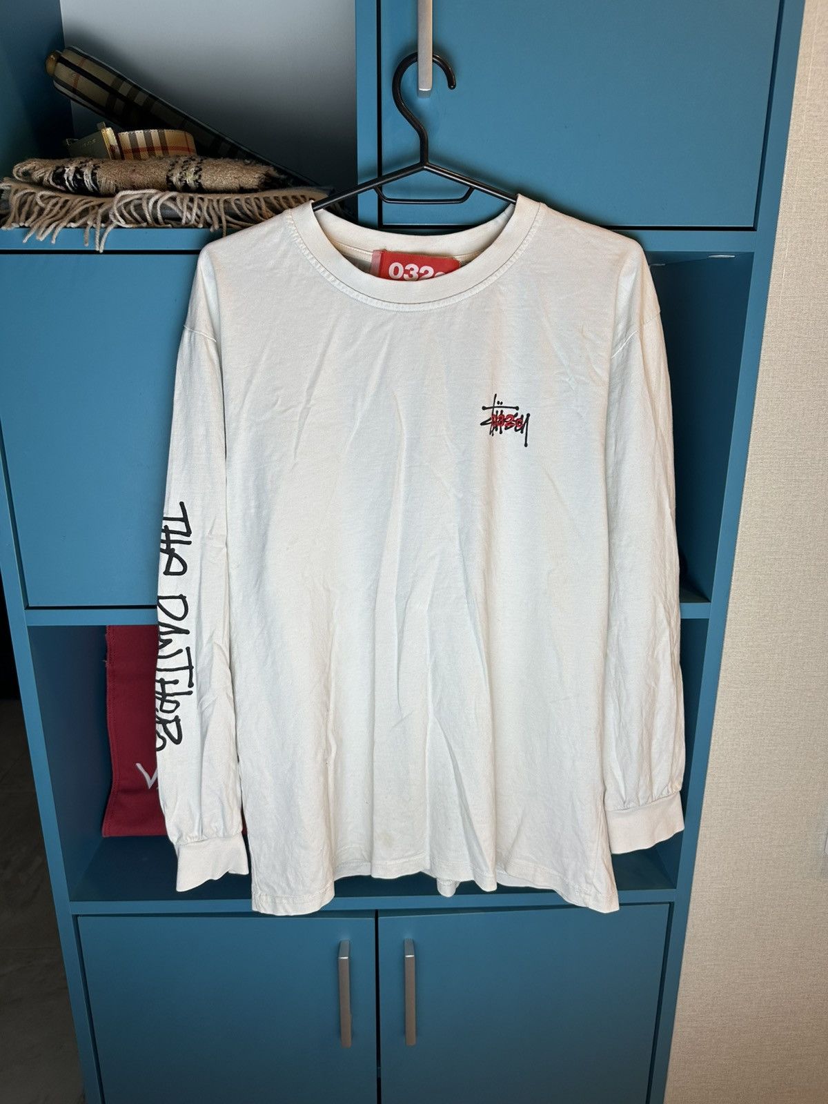 Tシャツ・カットソー 032c 032C logo oversized long sleeve Tshirts SS23-C-1052 032c × Stussy Stussy x 032c Graphic Long Sleeve T-Shirt