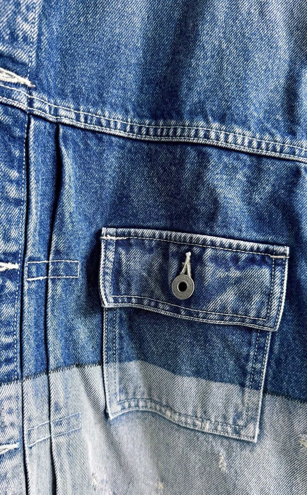 FDMTL FDMTL Lazer Denim Jacket (Made in Japan) Size US L / EU 52-54 / 3 - 5 Thumbnail
