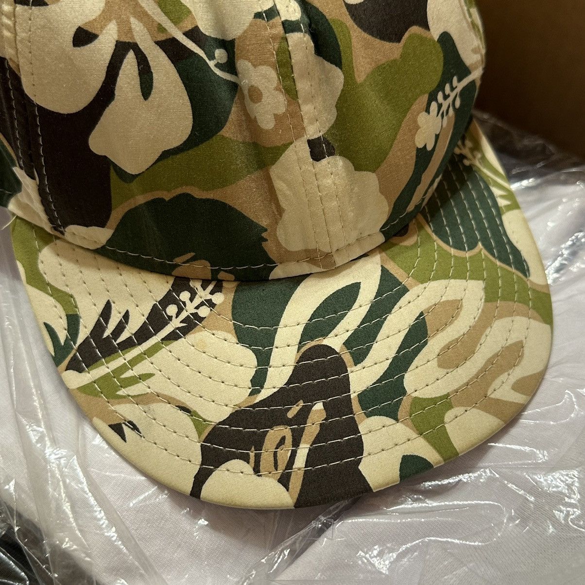 Bape × New Era × Vintage BAPE New Era Hawaiian Camo Cap Size ONE SIZE - 3 Thumbnail