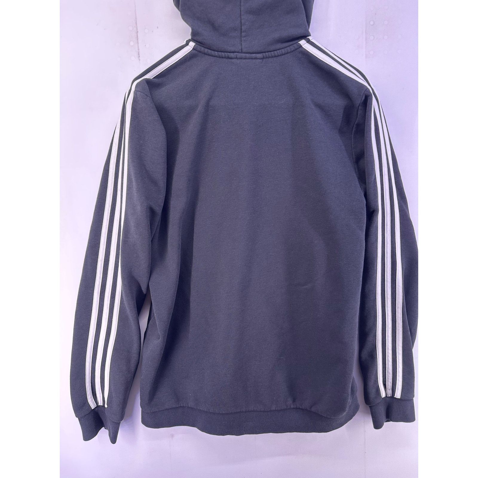 Adidas Adidas Black and White Zip Up Hoodie Size Large Size US L / EU 52-54 / 3 - 8 Thumbnail