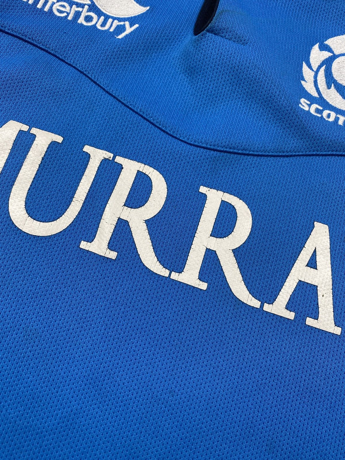 Canterbury of New Zealand × Vintage Vintage CANTERBURY SCOTLAND Murray Rugby Shirt Short Sleeve Size US S / EU 44-46 / 1 - 10 Thumbnail