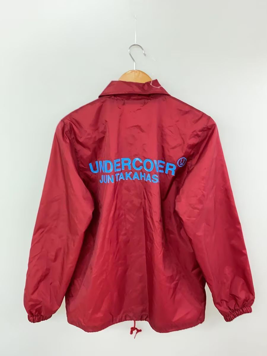 image of Undercover Logo Coach Jacket in Red, Men's (Size Small)