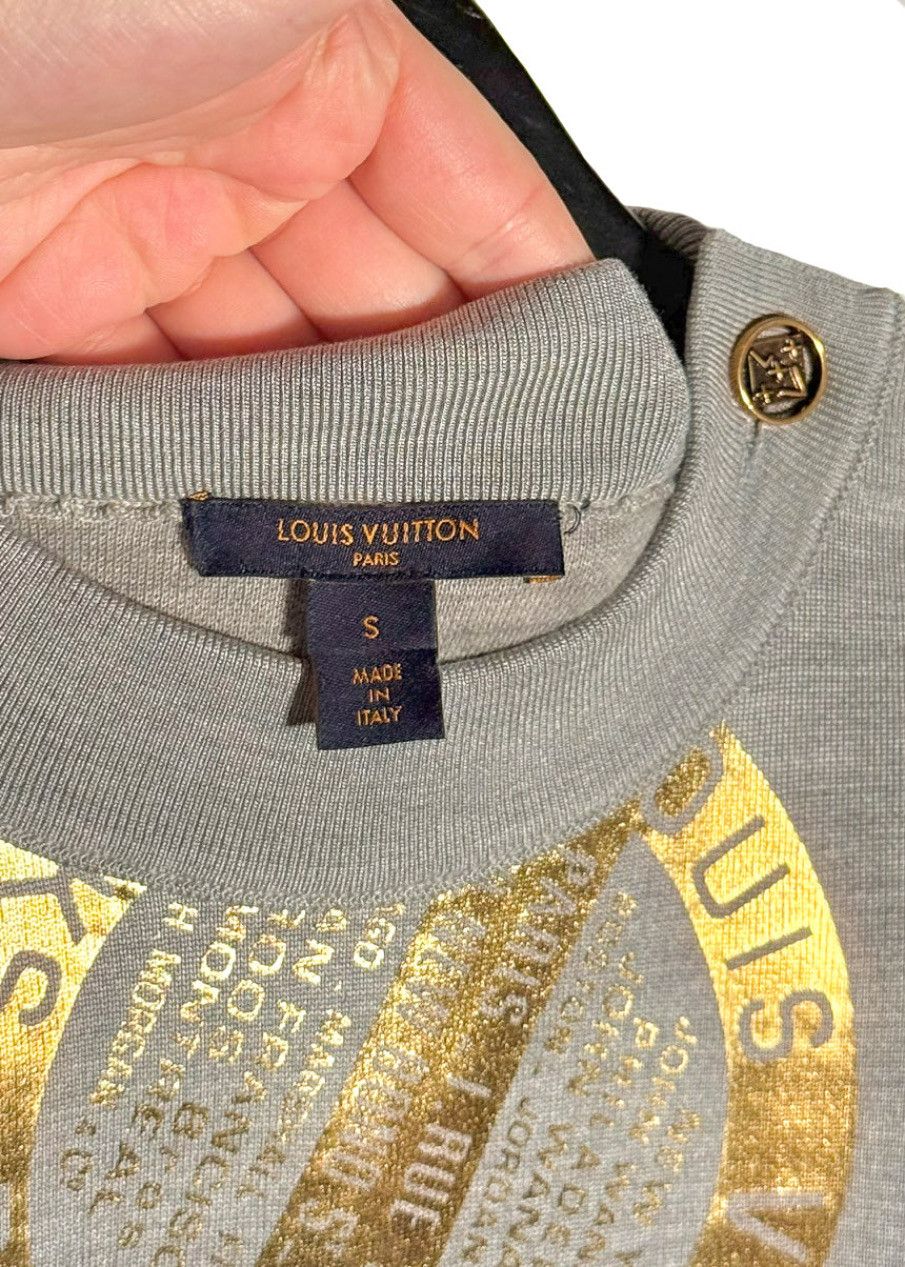 Louis Vuitton Louis Vuitton 2020 Trunks & Bags Metallic Print Silk Sweat Size S / US 4 / IT 40 - 6 Thumbnail