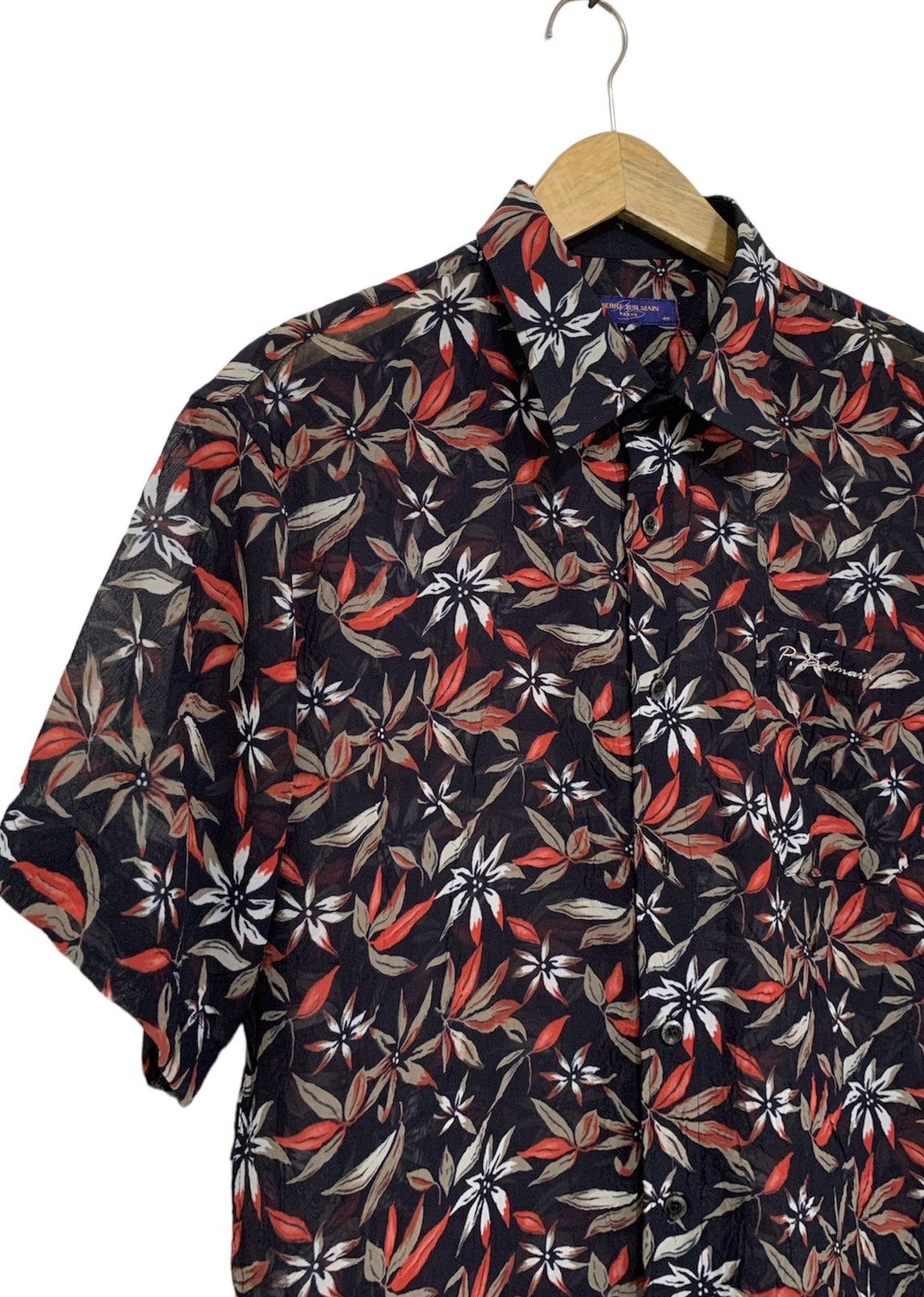 🔥Rare🔥 Pierre balmain floral hawaiian shirt