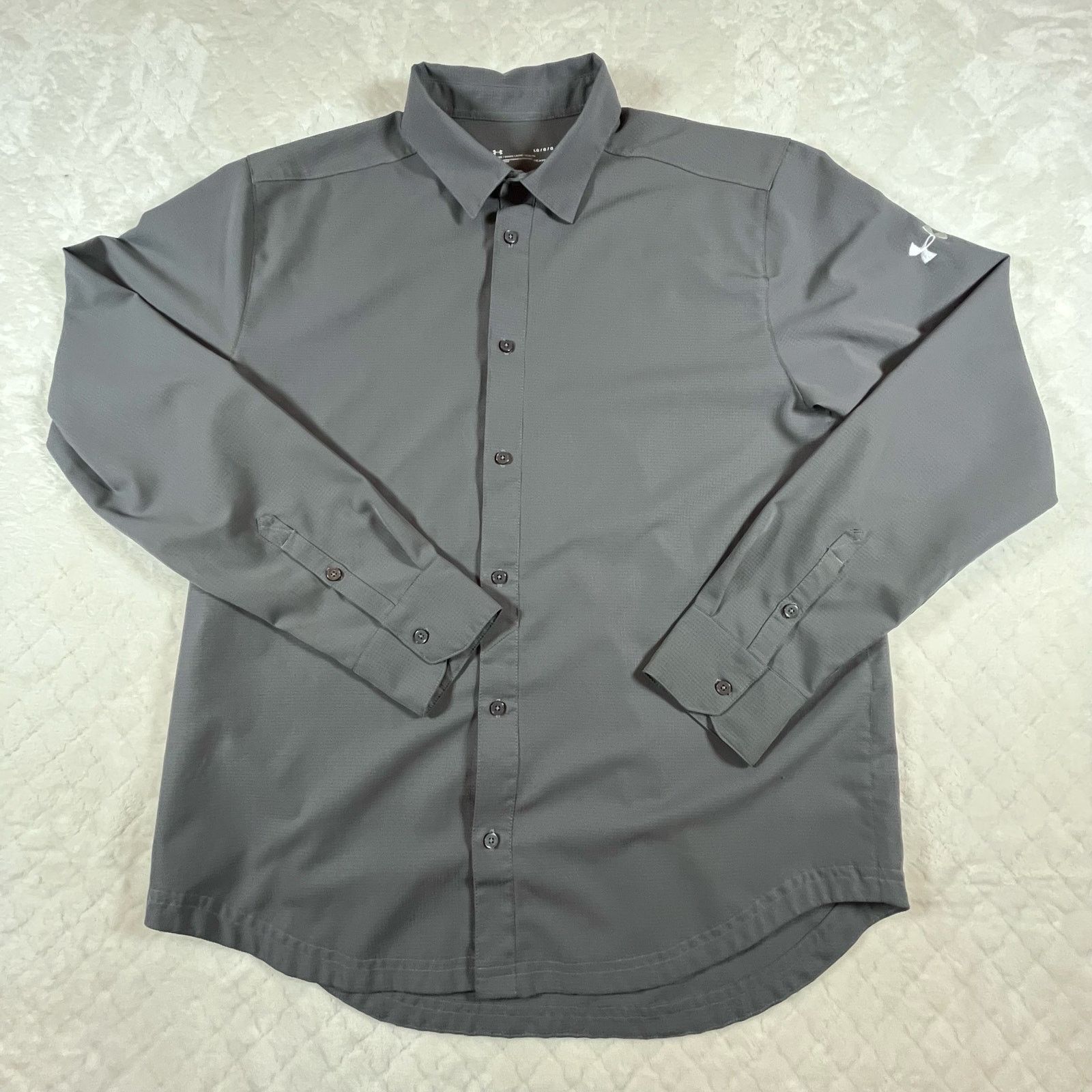 Under Armour Bundle of 7 Men’s Shirts Sz Lg 1/4 Zips Button Ups Fishing Size US L / EU 52-54 / 3 - 2 Thumbnail