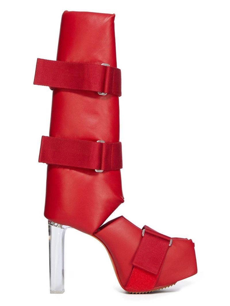 Rick Owens o1y0126 Boots in Red Size US 8 / IT 38 - 1 Thumbnail