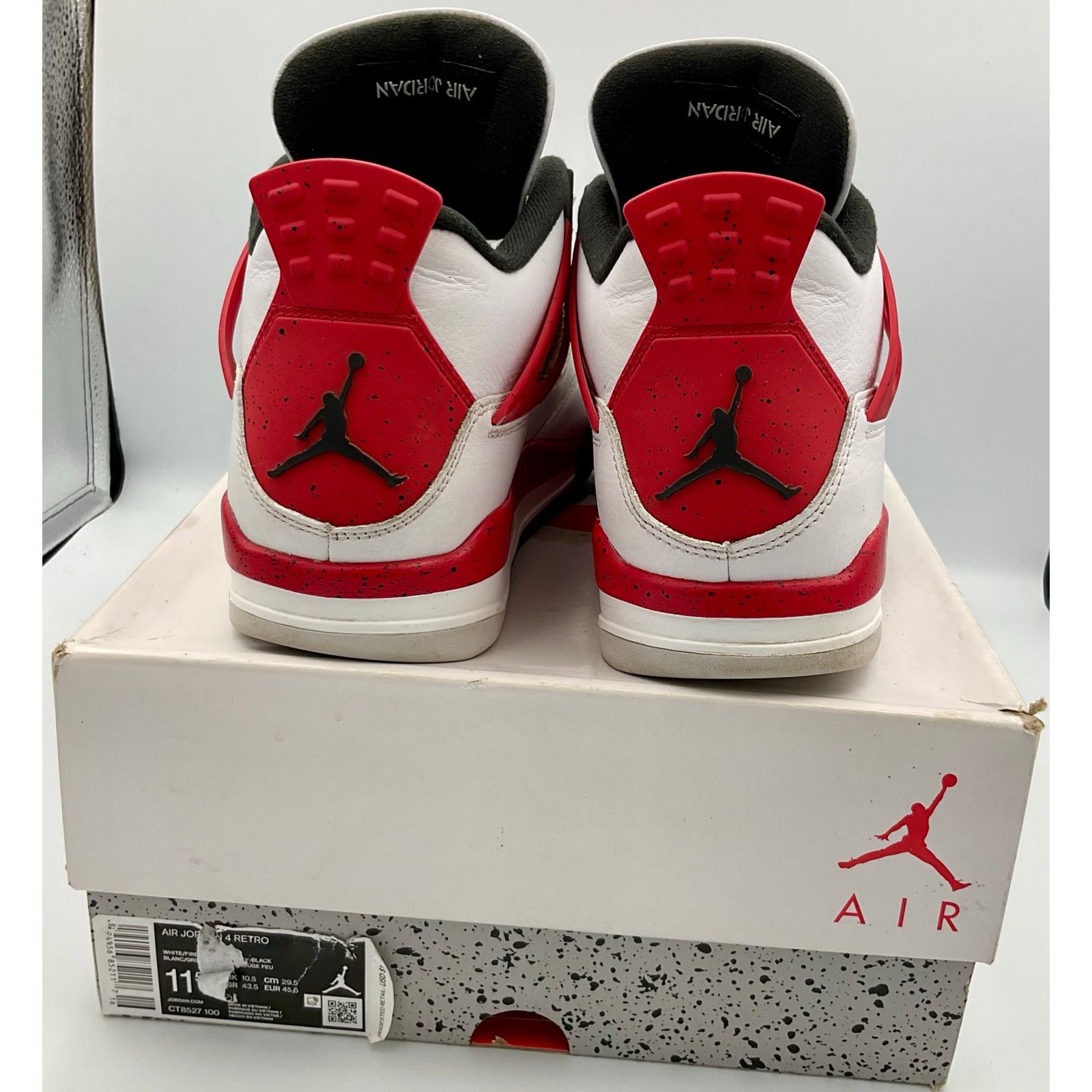 Jordan Brand Jordan 4 Retro Red Cement DH6927-161 Sz 11 Size US 11 / EU 44 - 7 Thumbnail