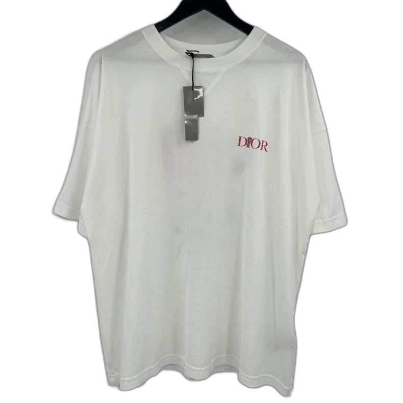 Dior Dior White Floral Embroidery Short Sleeve T-Shirt Size XXL / US 16-18 / IT 52-54 - 1 Thumbnail