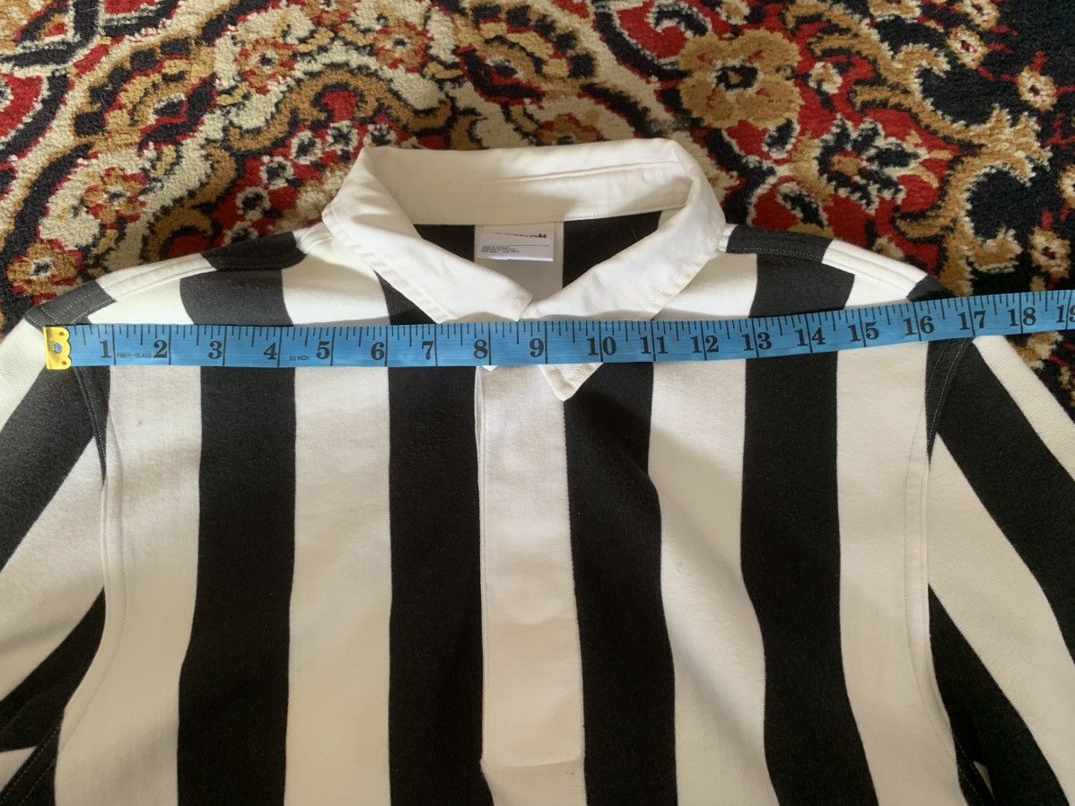 Reebok × Rugby Ralph Lauren × Solid and Striped Reebok Mens Black Vertical Black Long Sleeve Polo Rugby Size US L / EU 52-54 / 3 - 10 Thumbnail
