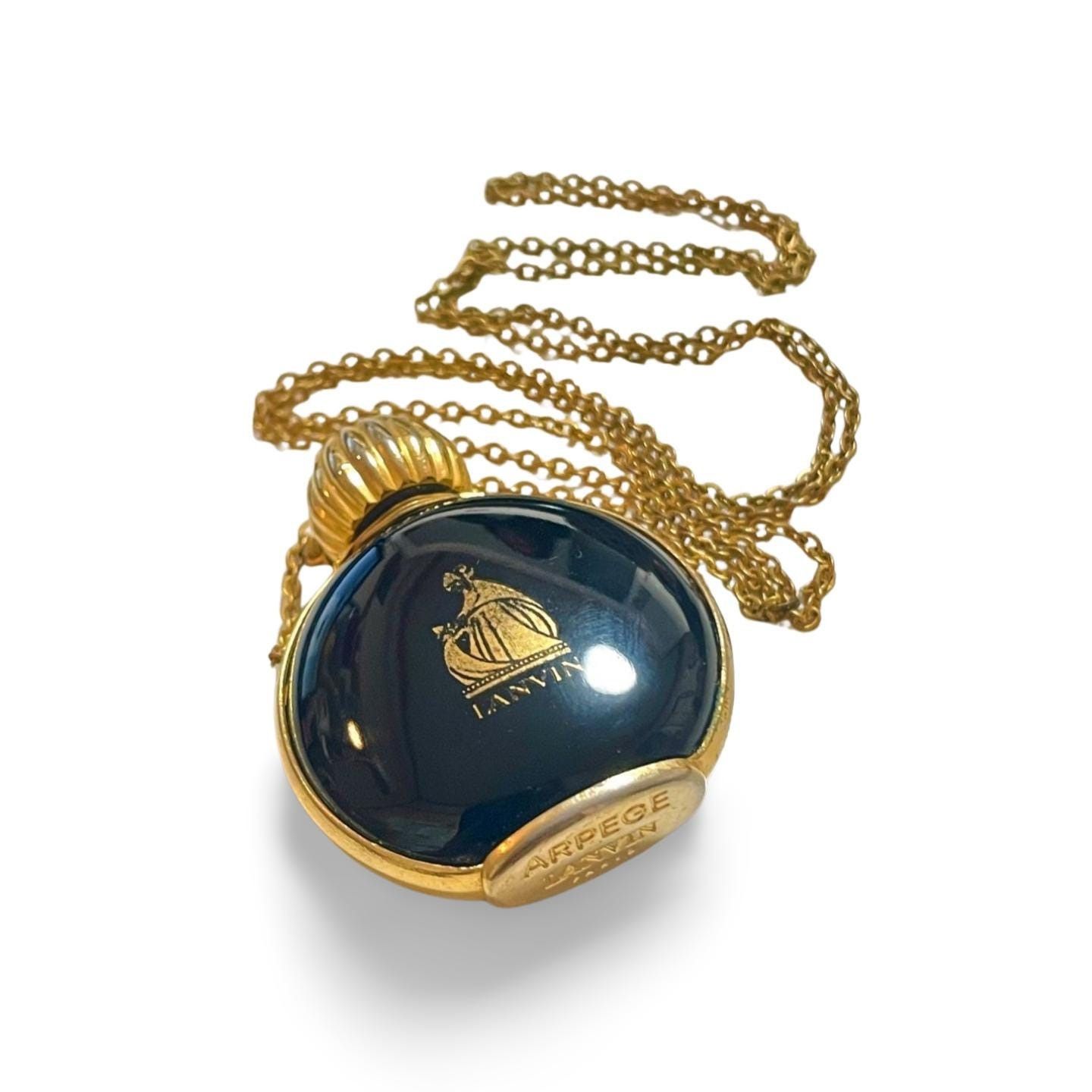 Lanvin 80’s vintage Lanvin g necklace with logo perfume bottle Size ONE SIZE - 4 Thumbnail