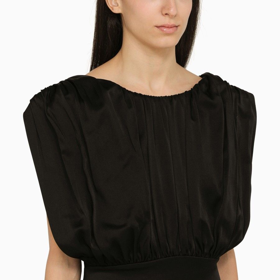 Jil Sander o1d2blof0824 Long Dress in Black Size XS / US 0-2 / IT 36-38 - 4 Thumbnail