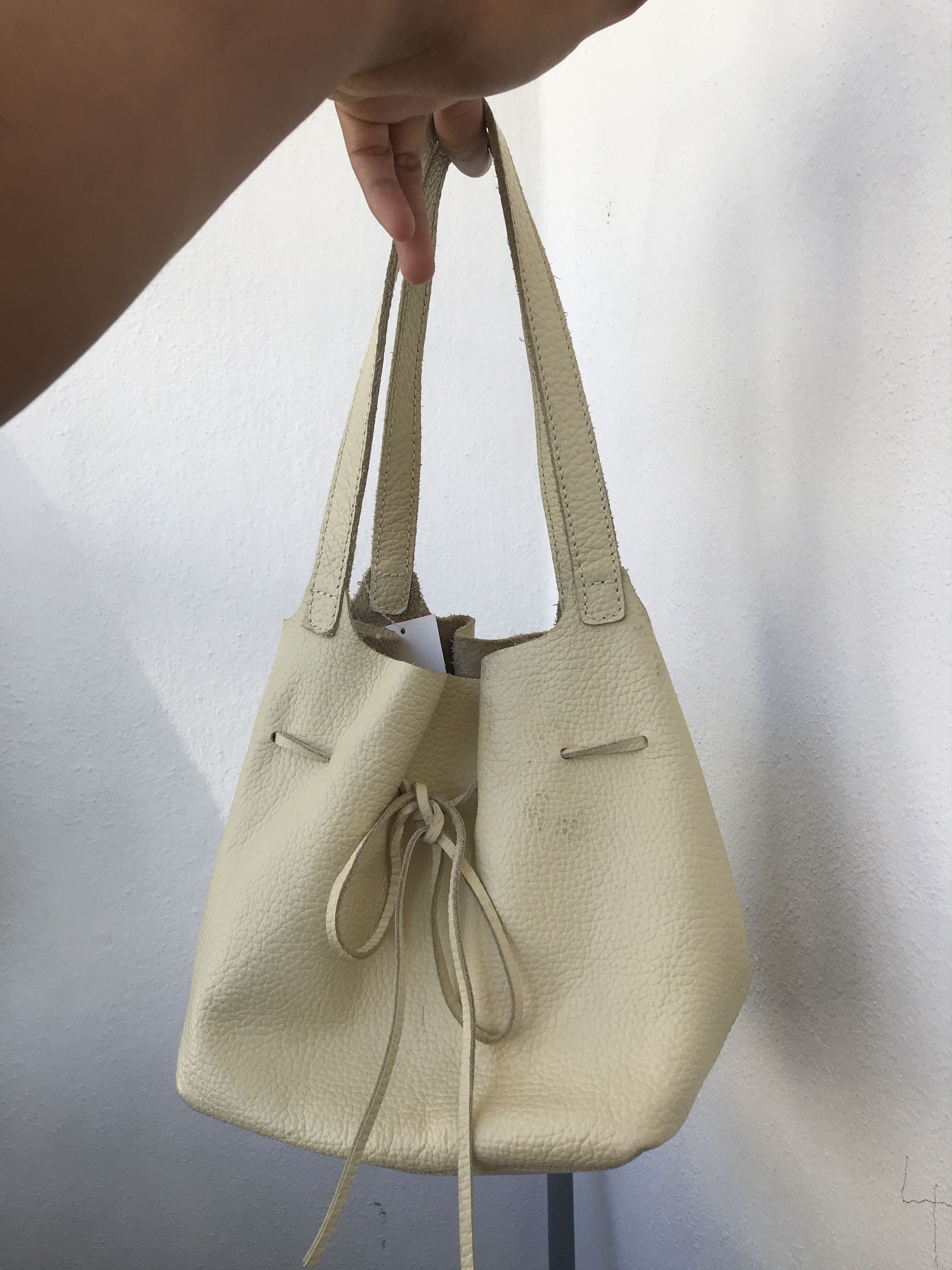 Japanese Brand × Yohji Yamamoto Y'saccs yohji yamamoto leather handcarry bucket bag Size ONE SIZE - 2 Thumbnail