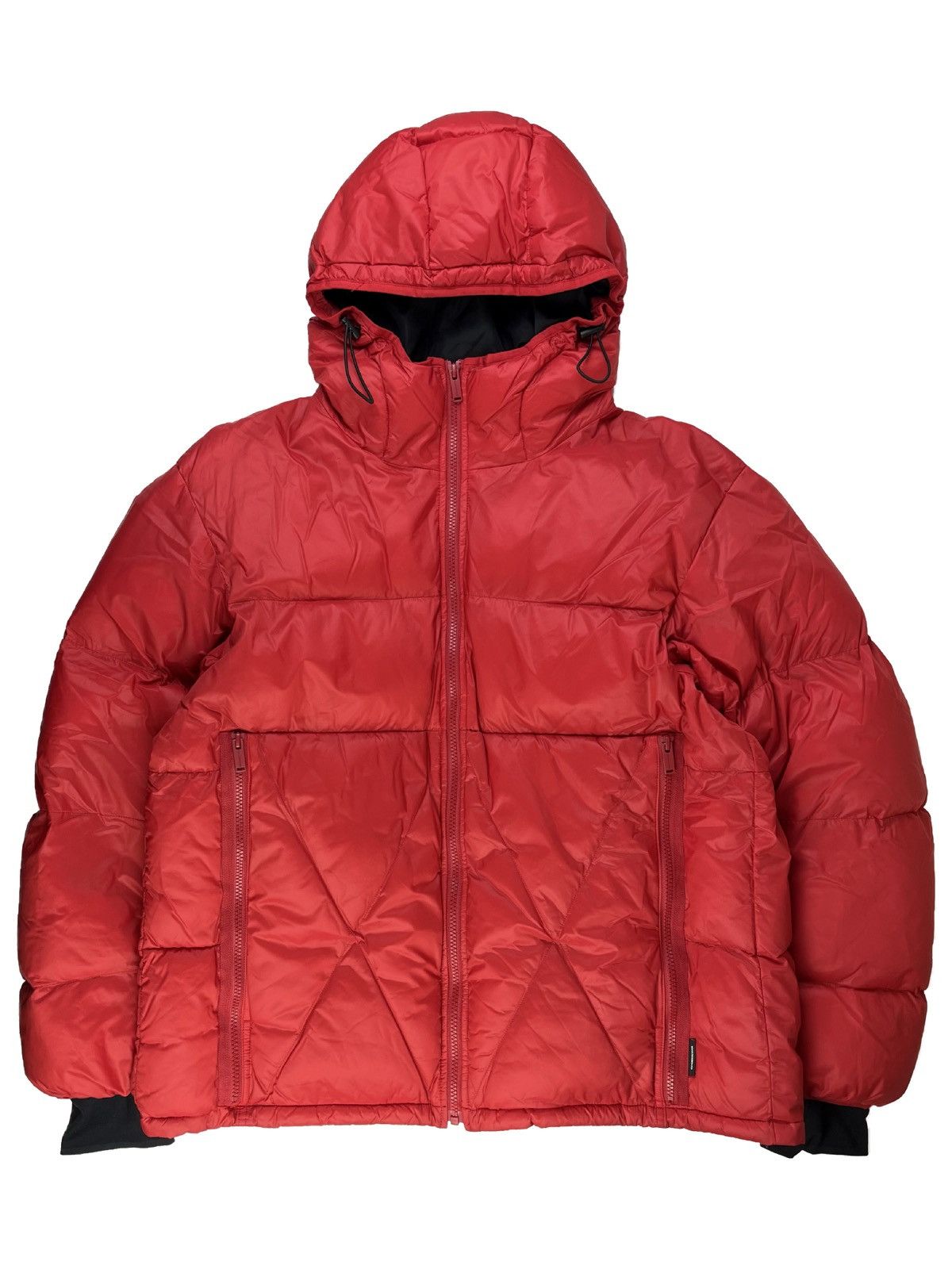 image of Undercover Gu Padded Puffer Jacket Red S, Men's (Size Small)