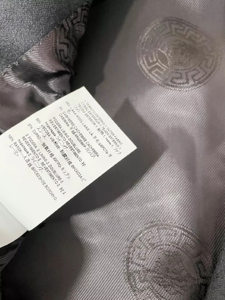 Versace Versace Main line suit black wool and cashmere blend blaze Size US M / EU 48-50 / 2 - 8 Thumbnail