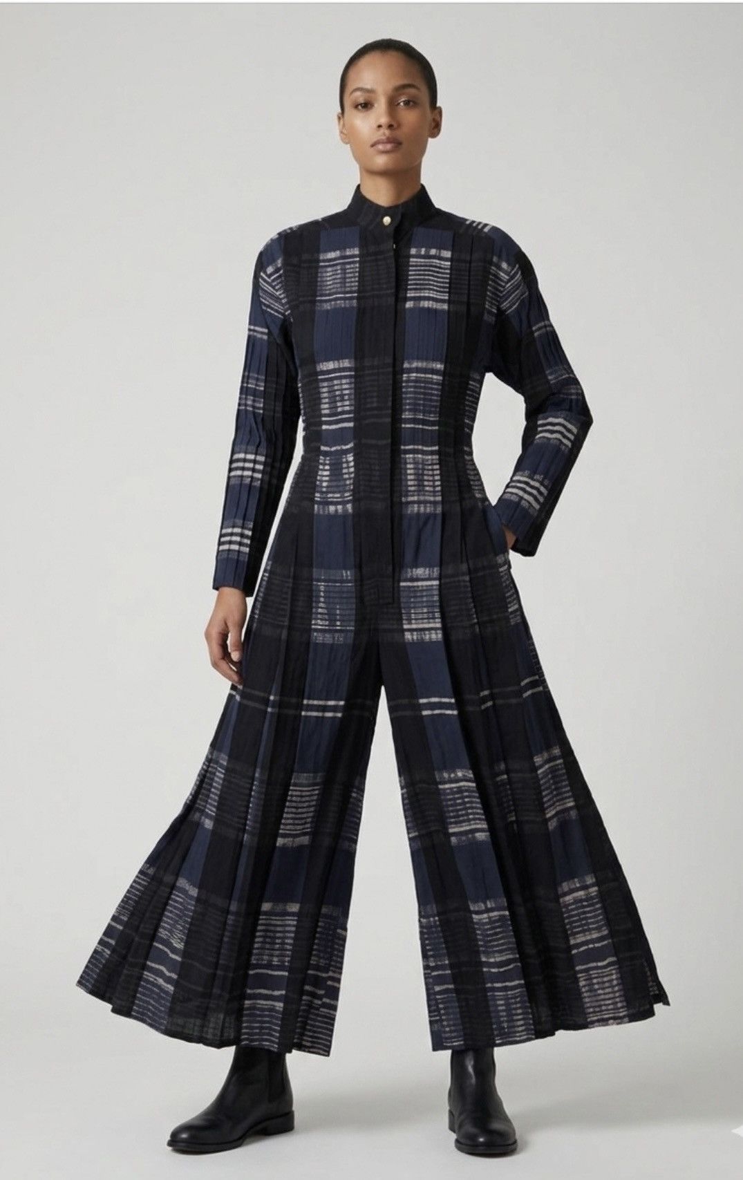 Issey Miyake 80s ISSEY MIYAKE PERMANENTE PLAID PATTERN JUMPSUITS RARE Size US M / EU 48-50 / 2 - 1 Thumbnail