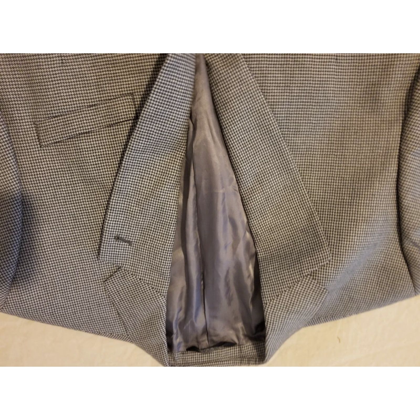 Jos. A. Bank Mens Jos. A. Bank Blazer 3-in-1 Wool Sports Jacket Gray 44R Men Size 44R - 2 Thumbnail