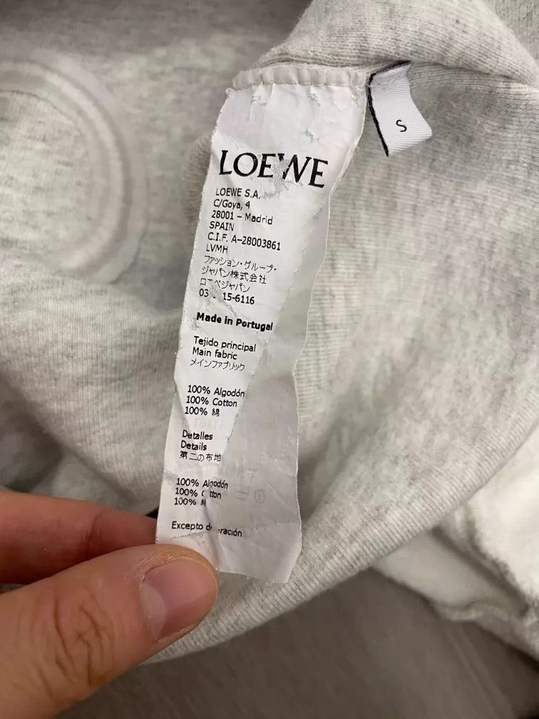 Loewe loewe Gray-white reverse side embroidered large logo round- Size US S / EU 44-46 / 1 - 6 Thumbnail